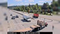 Surrey > East: Hwy 17 (South Fraser Perimeter Rd) at Bridgeview Dr, looking east - Overdag