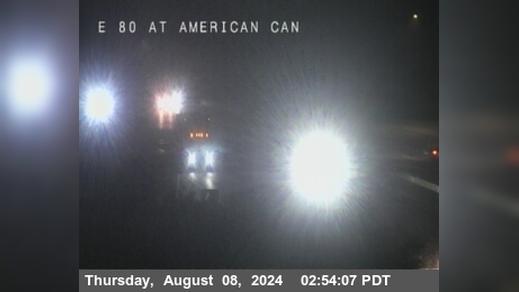 Traffic Cam Vallejo › East: TV500 -- I-80 : E80 at American Canyon Rd OC