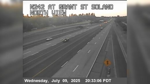 Traffic Cam Concord › North: TV827 -- SR-242 : AT GRANT ST SOLANO WY OR