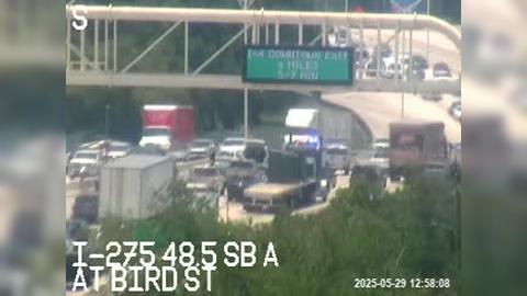 Traffic Cam Sulphur Springs: I-275 at Bird St