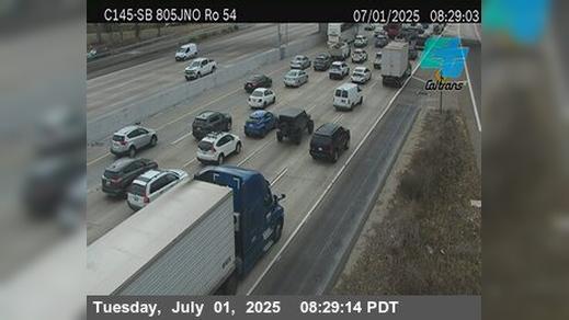 Traffic Cam Lincoln Acres › South: C145) I-805 : Just North Of SR-54