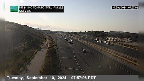 Traffic Cam Portola Springs › North: SR-241 : North of Tomato Toll