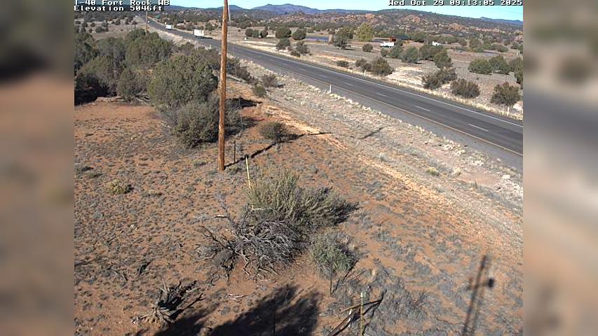 Traffic Cam Mohave County › West: I-40 WB 91.38