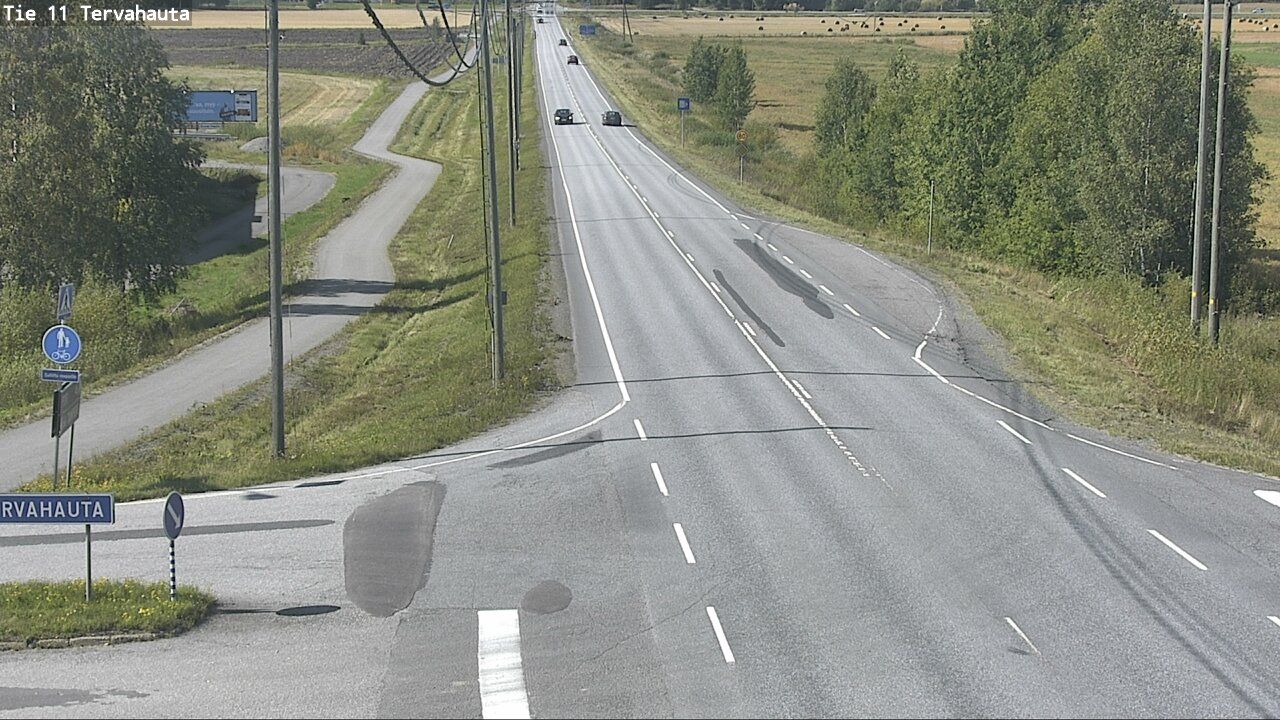 Traffic Cam Sastamala: Tie 11 Tervahauta - Poriin
