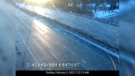 Traffic Cam Wauwatosa: I-41/43/894 at 84th St