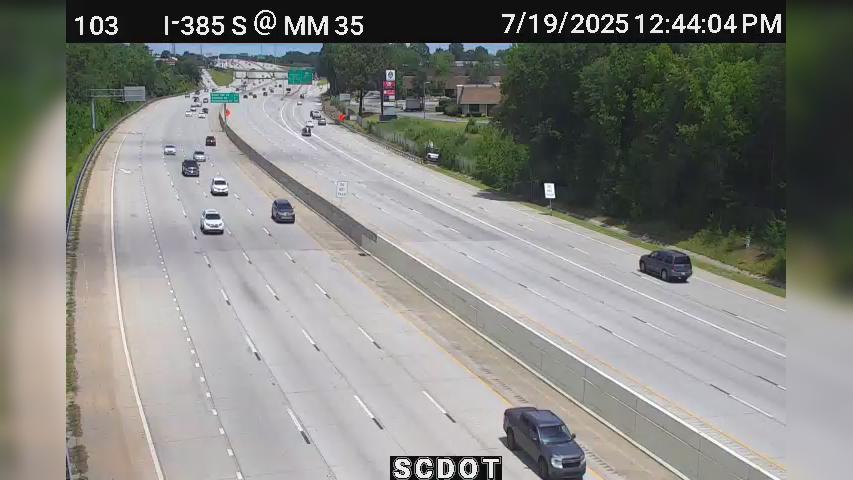 Traffic Cam Cardinal Creek: I-385 S @ MM