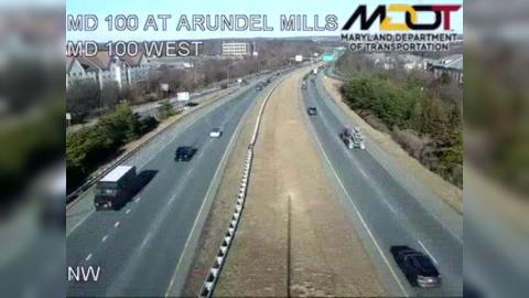 Traffic Cam Dorsey Ridge: MD 100 AT ARUNDEL MILLS BLVD (502031)