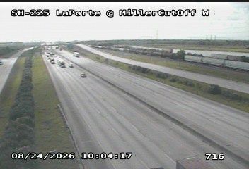 Traffic Cam La Porte › West: SH-225 - Miller Cut Off (W)