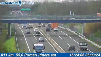 Preview delle webcam di Porcari: A11 km. 55,0 - itinere est