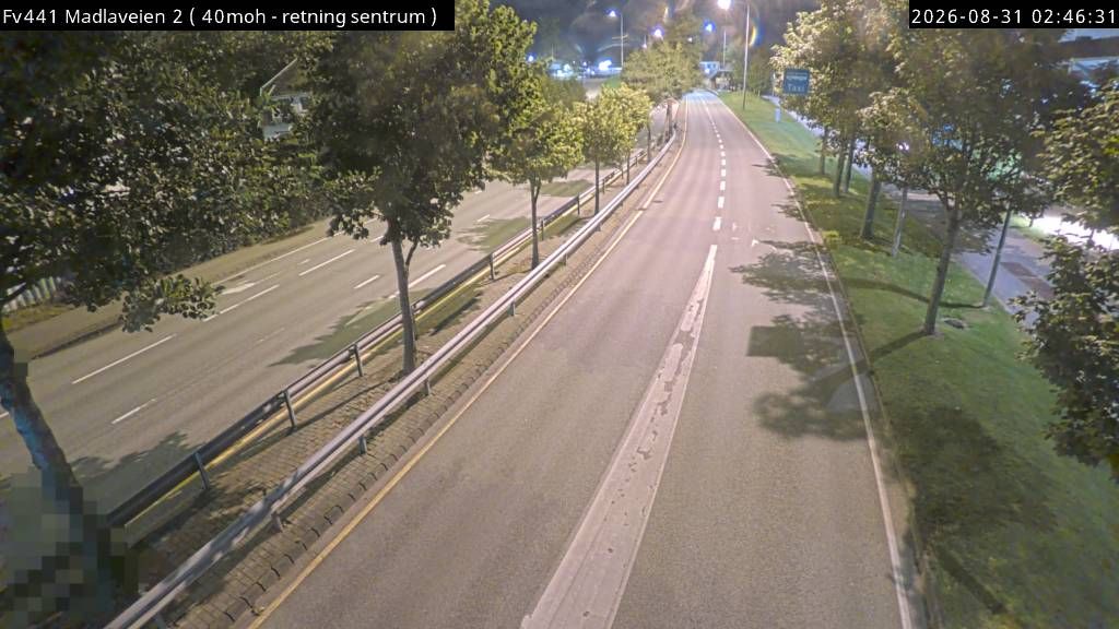 Traffic Cam Tjensvoll: F441 Madlaveien (sentrum)