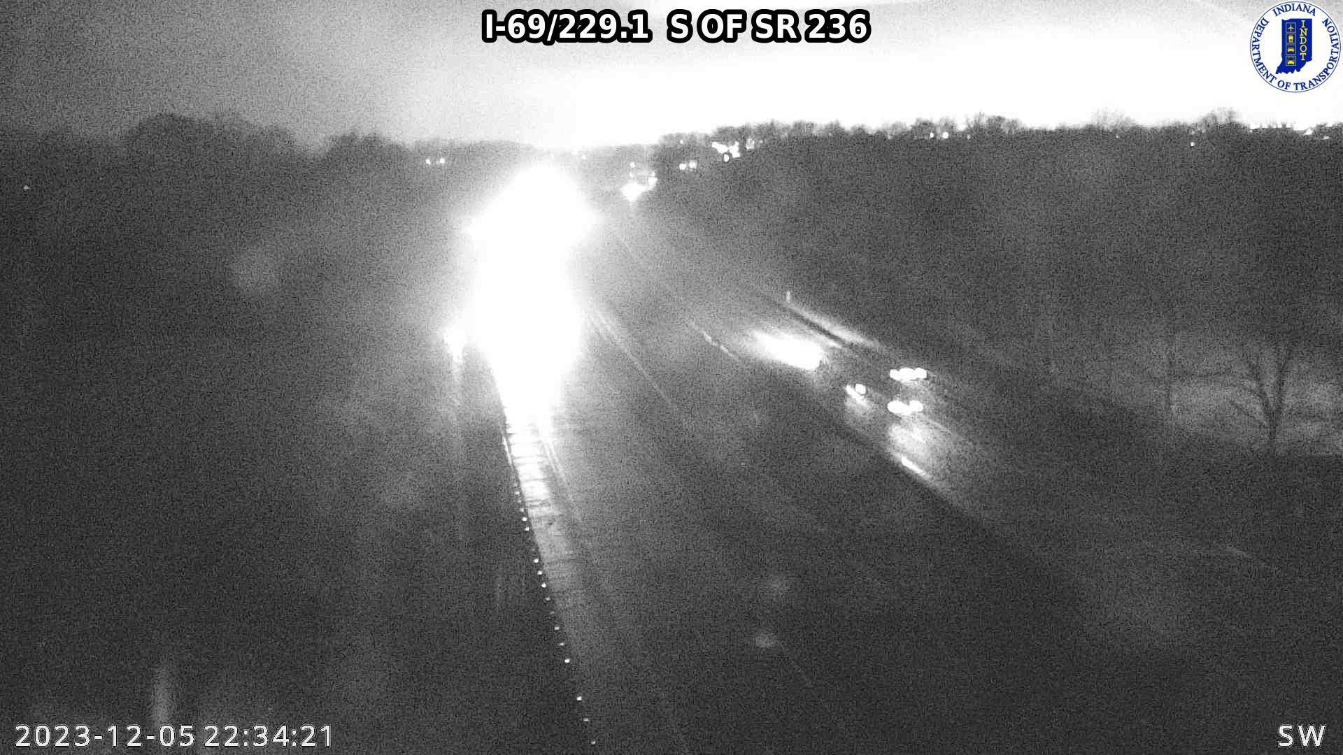 Traffic Cam Middletown: I-69: I-69/229.1 S OF SR 236: I-69/229.1 S OF SR 236