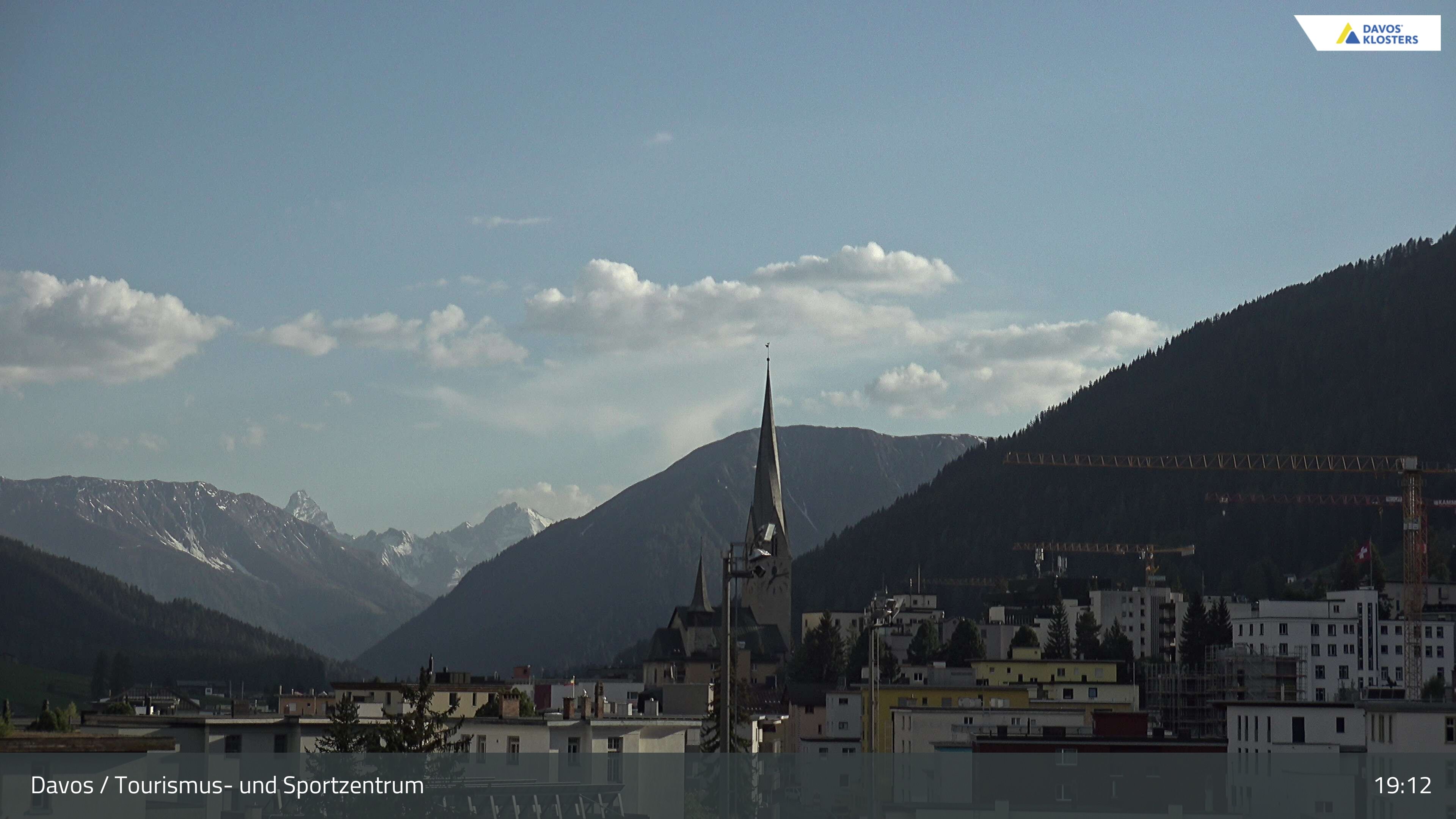 Davos: Platz - Tourismus- und Sportzentrum, Kirche/Tinzenhorn