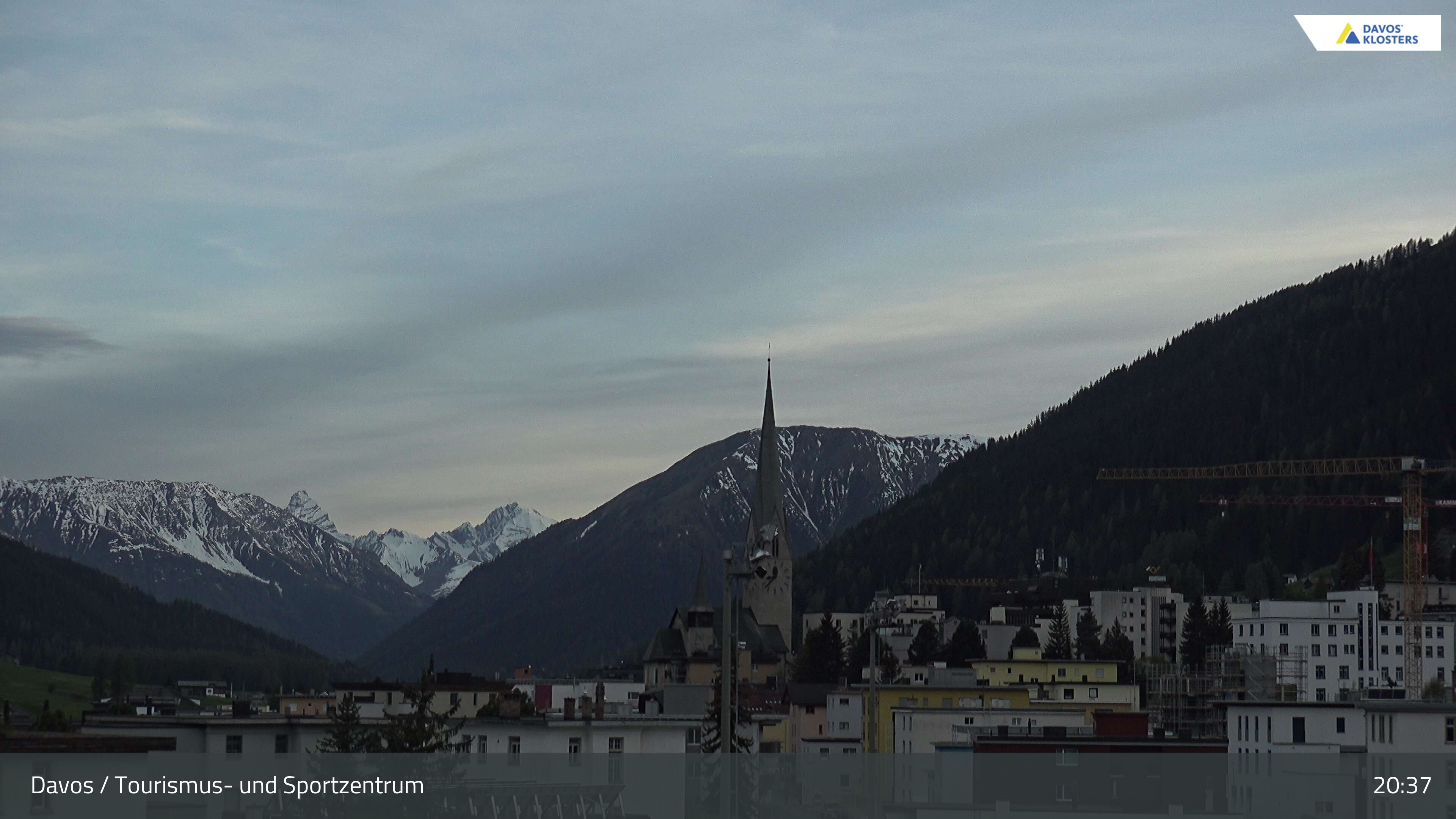 Davos: Platz - Tourismus- und Sportzentrum, Kirche/Tinzenhorn