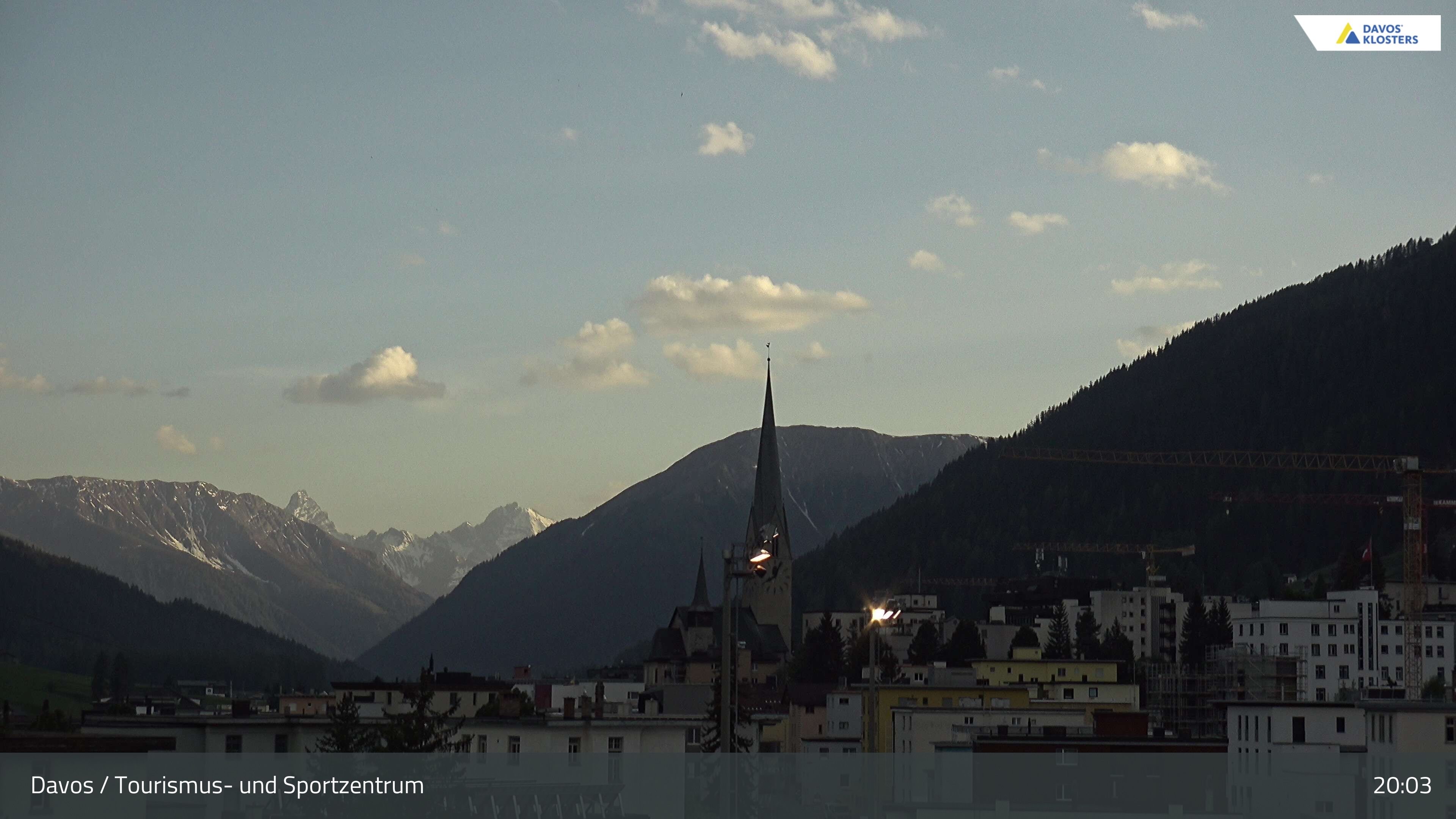 Davos: Platz - Tourismus- und Sportzentrum, Kirche/Tinzenhorn