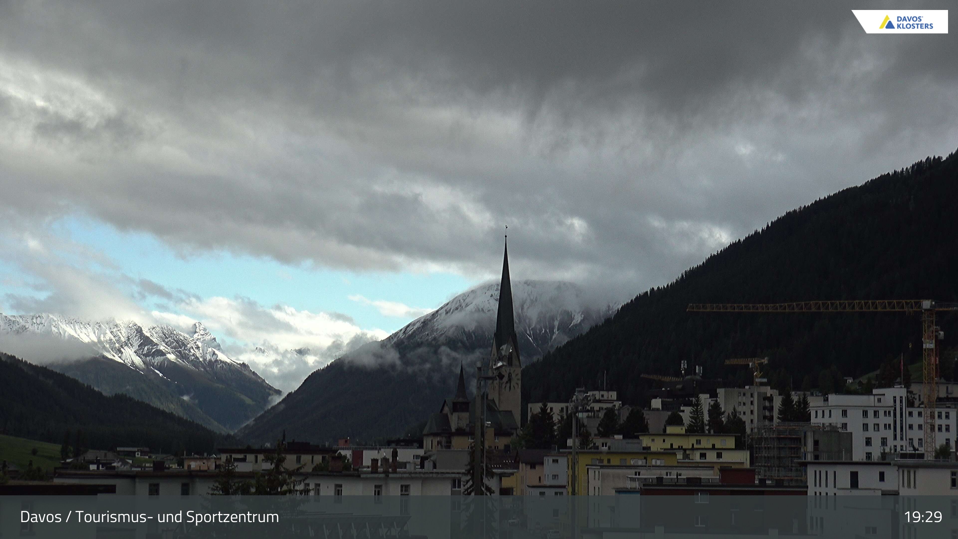 Davos: Platz - Tourismus- und Sportzentrum, Kirche/Tinzenhorn