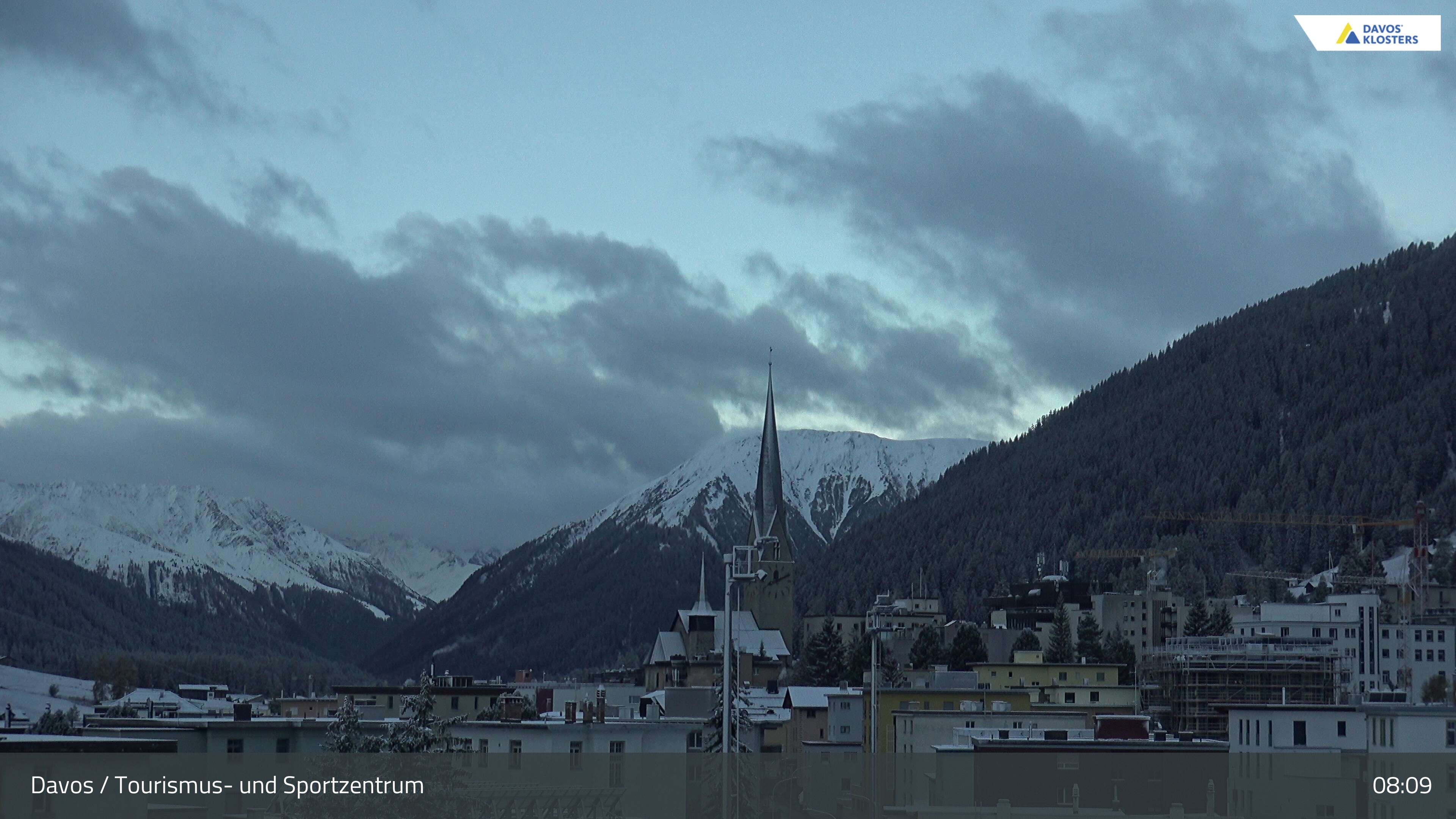Davos: Platz - Tourismus- und Sportzentrum, Kirche/Tinzenhorn