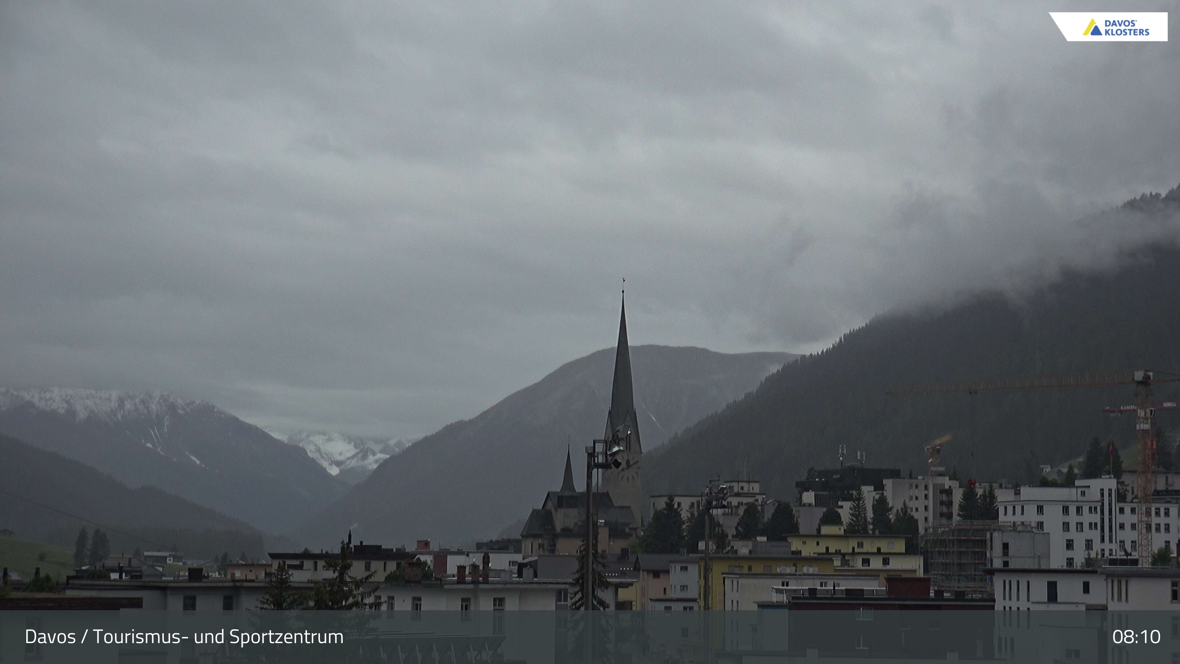 Davos: Platz - Tourismus- und Sportzentrum, Kirche/Tinzenhorn