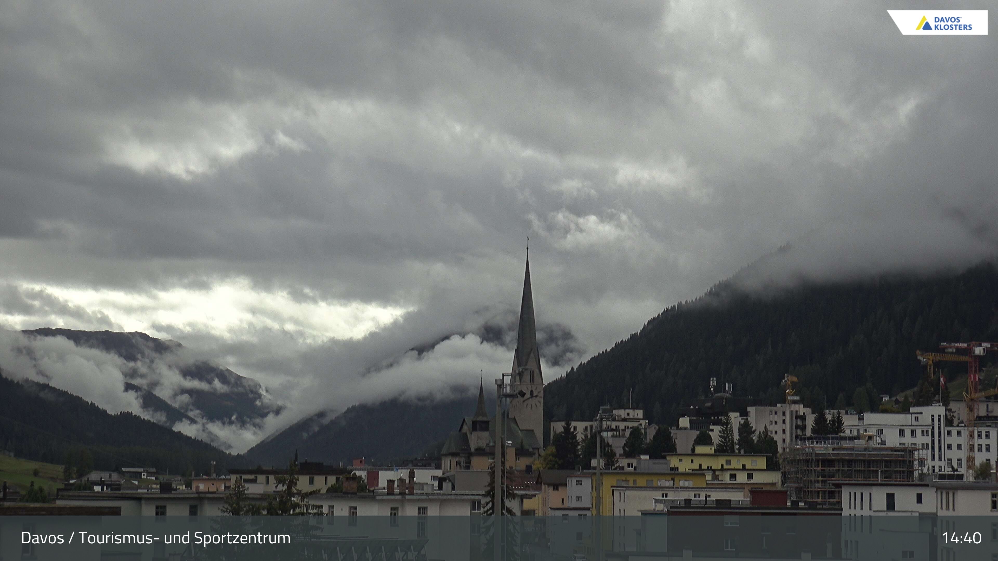 Davos: Platz - Tourismus- und Sportzentrum, Kirche/Tinzenhorn
