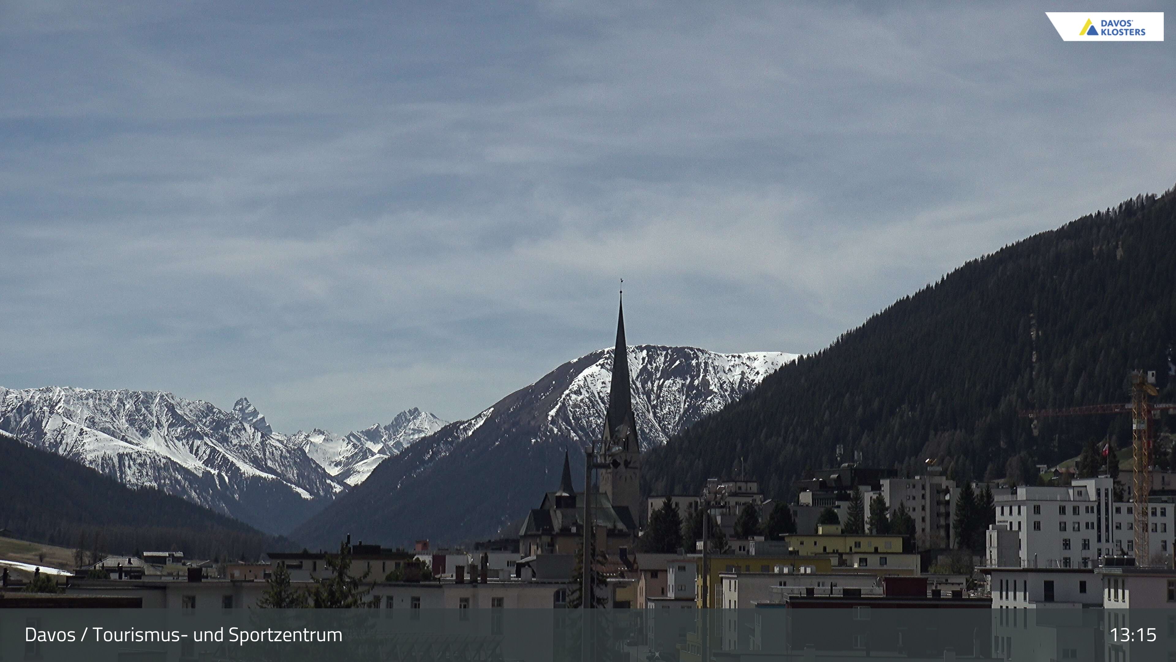 Davos: Platz - Tourismus- und Sportzentrum, Kirche/Tinzenhorn