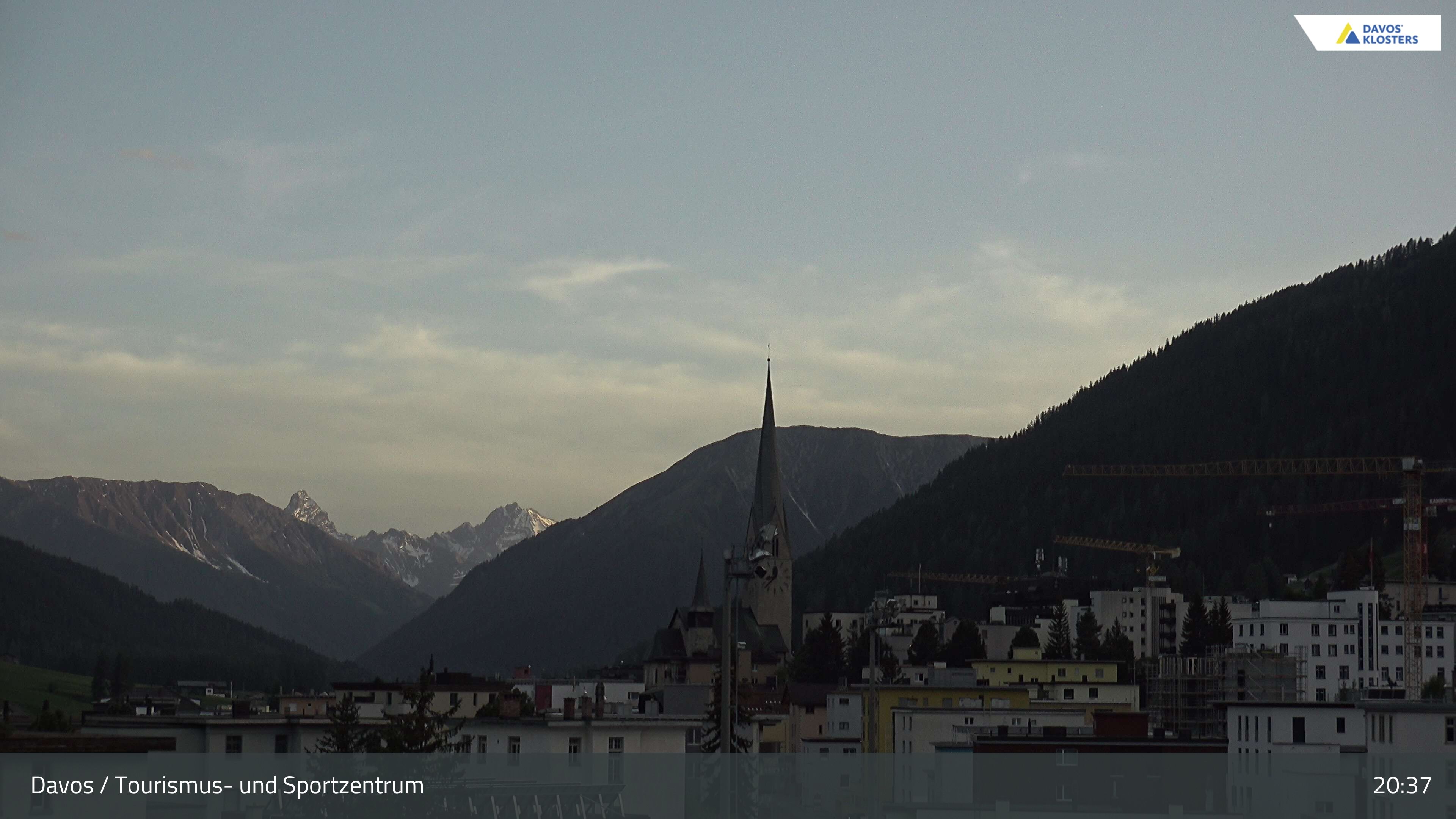 Davos: Platz - Tourismus- und Sportzentrum, Kirche/Tinzenhorn