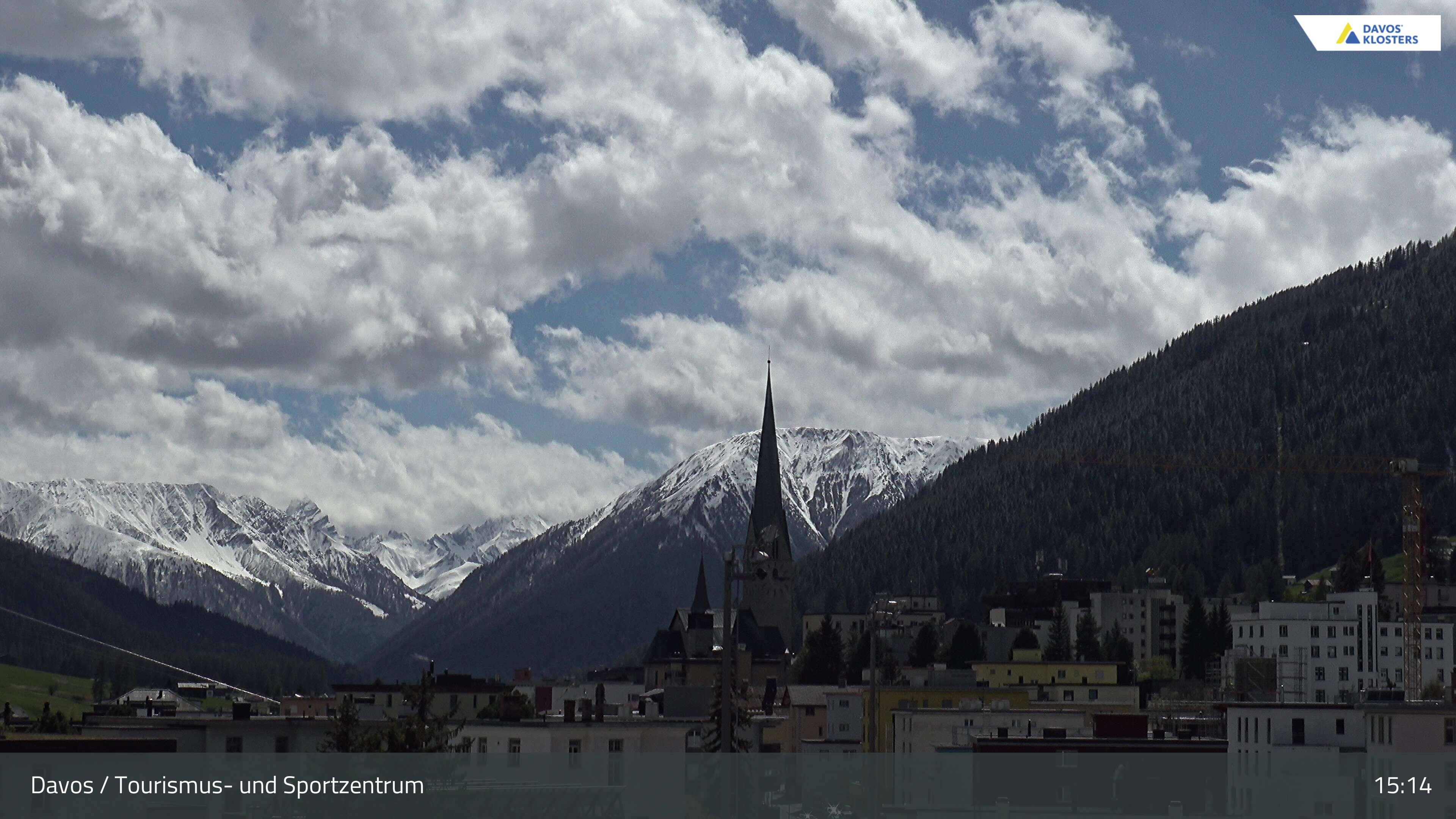 Davos: Platz - Tourismus- und Sportzentrum, Kirche/Tinzenhorn