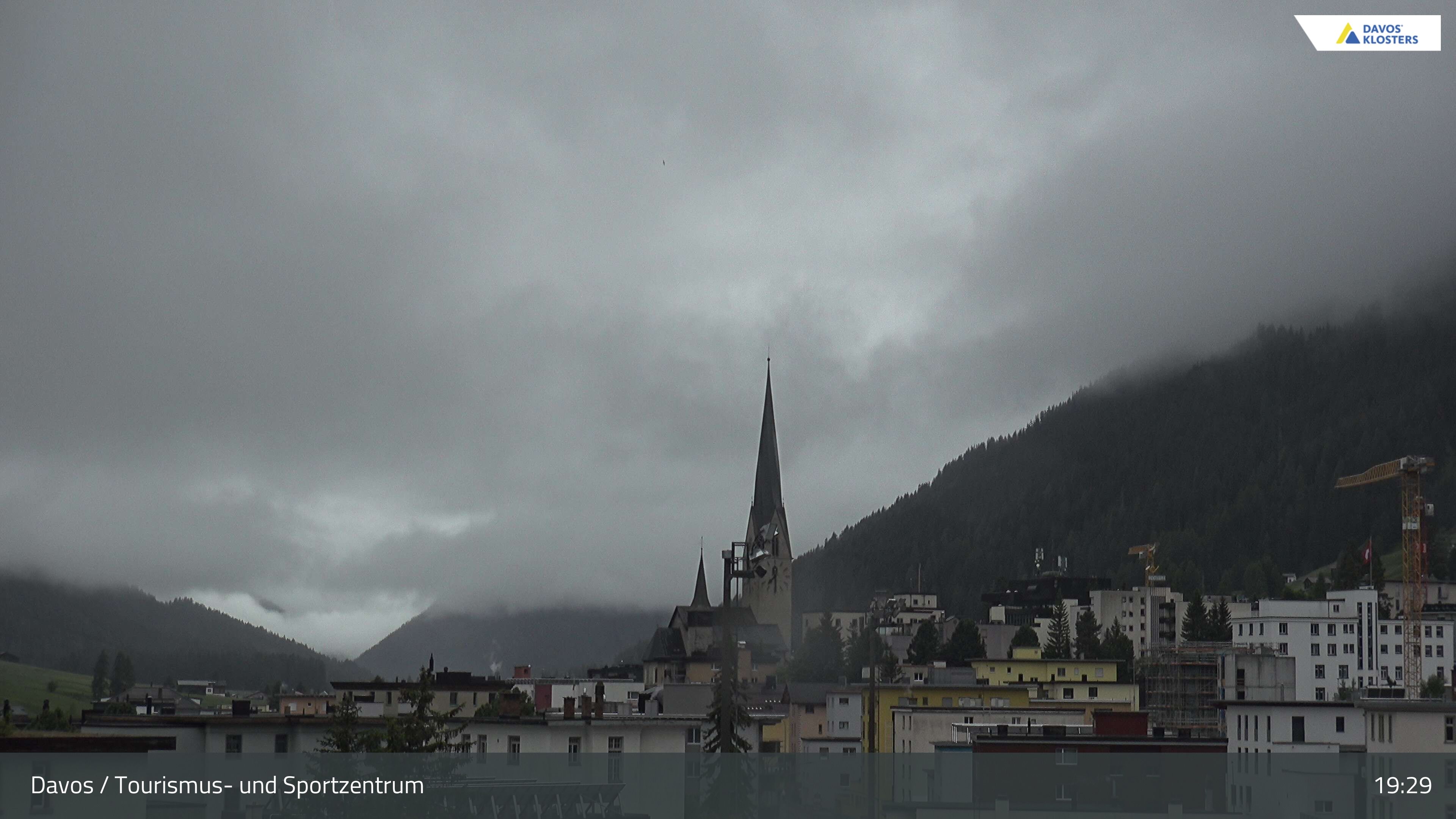 Davos: Platz - Tourismus- und Sportzentrum, Kirche/Tinzenhorn