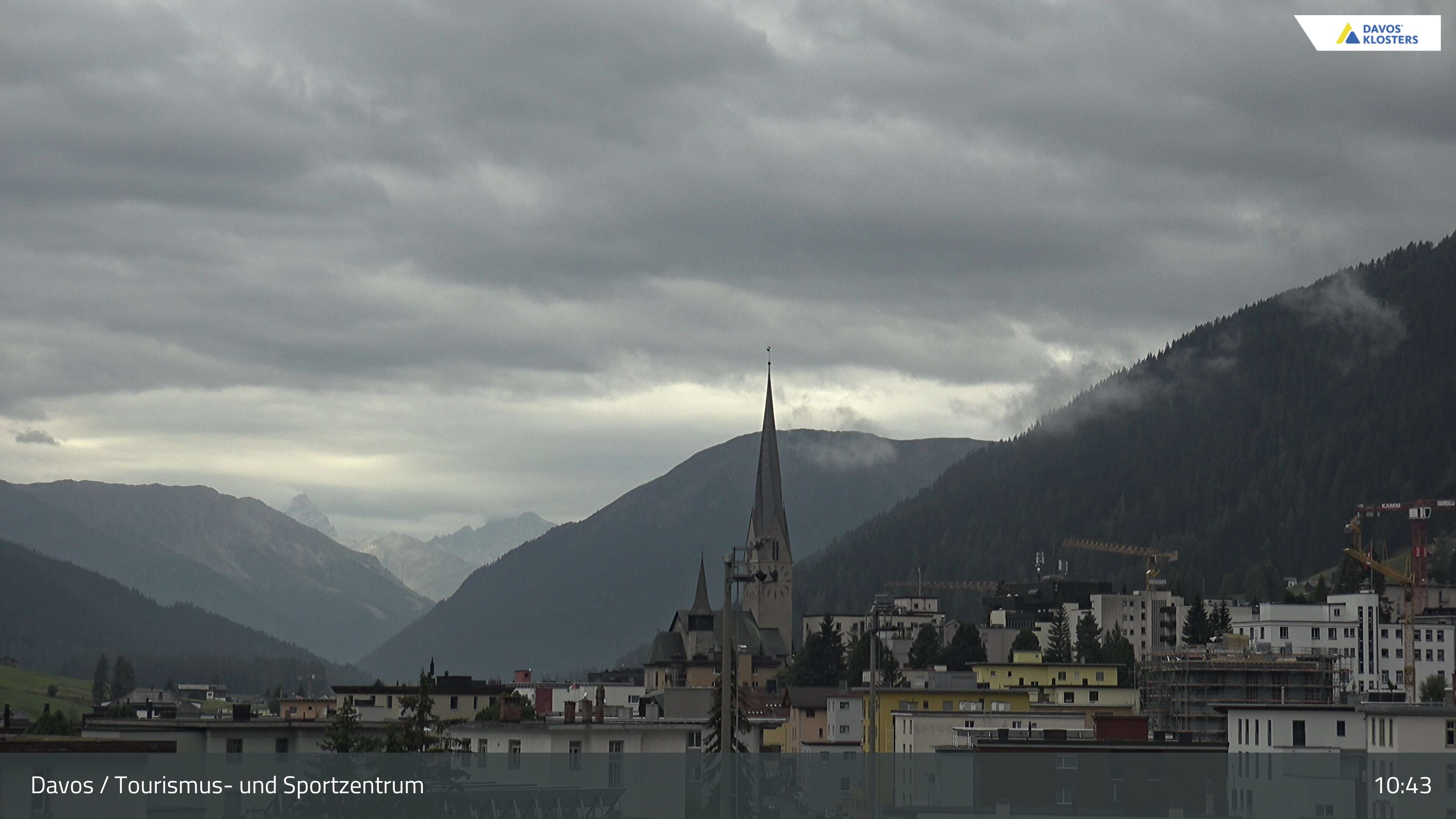 Davos: Platz - Tourismus- und Sportzentrum, Kirche/Tinzenhorn