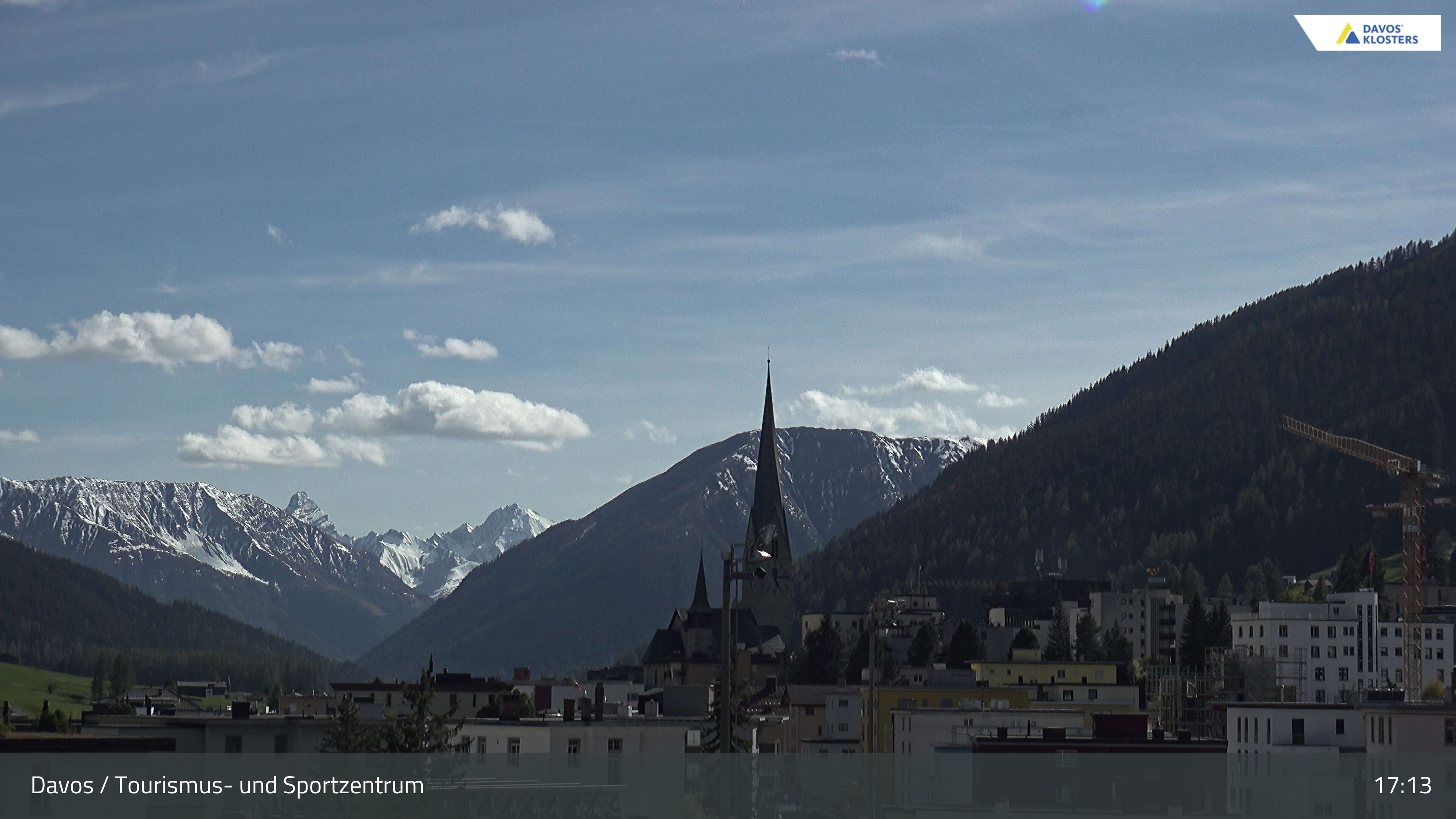 Davos: Platz - Tourismus- und Sportzentrum, Kirche/Tinzenhorn