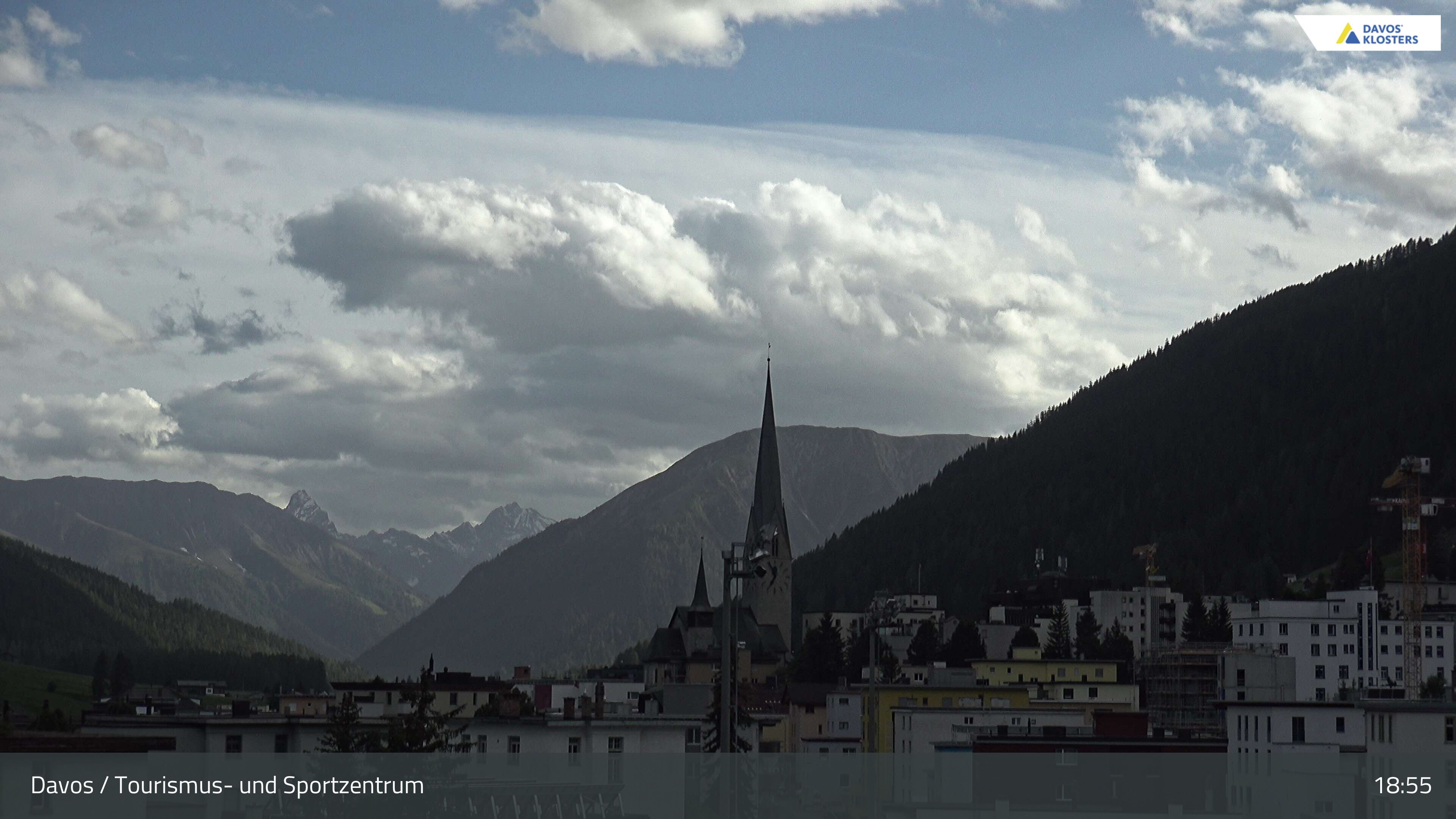 Davos: Platz - Tourismus- und Sportzentrum, Kirche/Tinzenhorn