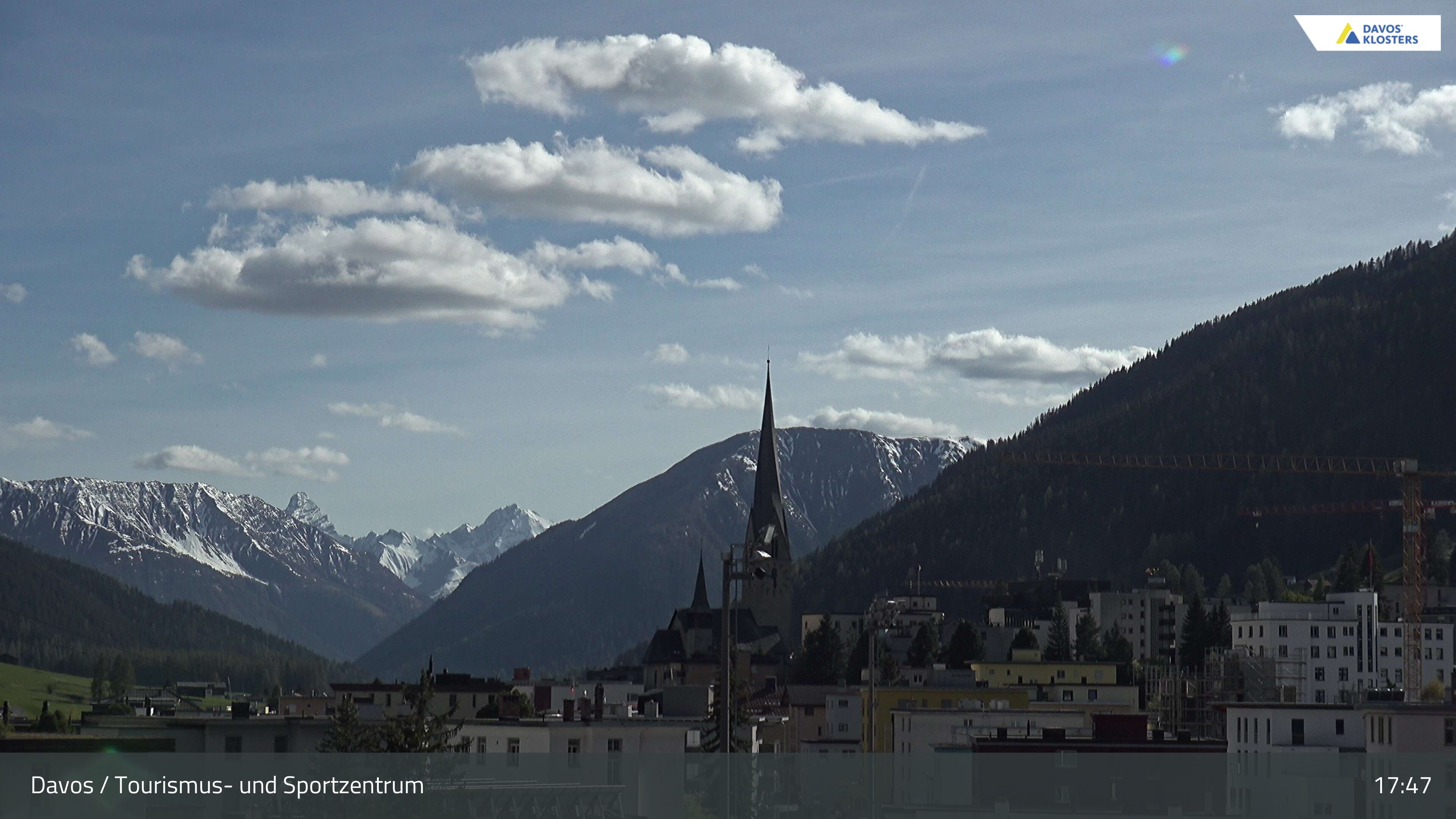 Davos: Platz - Tourismus- und Sportzentrum, Kirche/Tinzenhorn