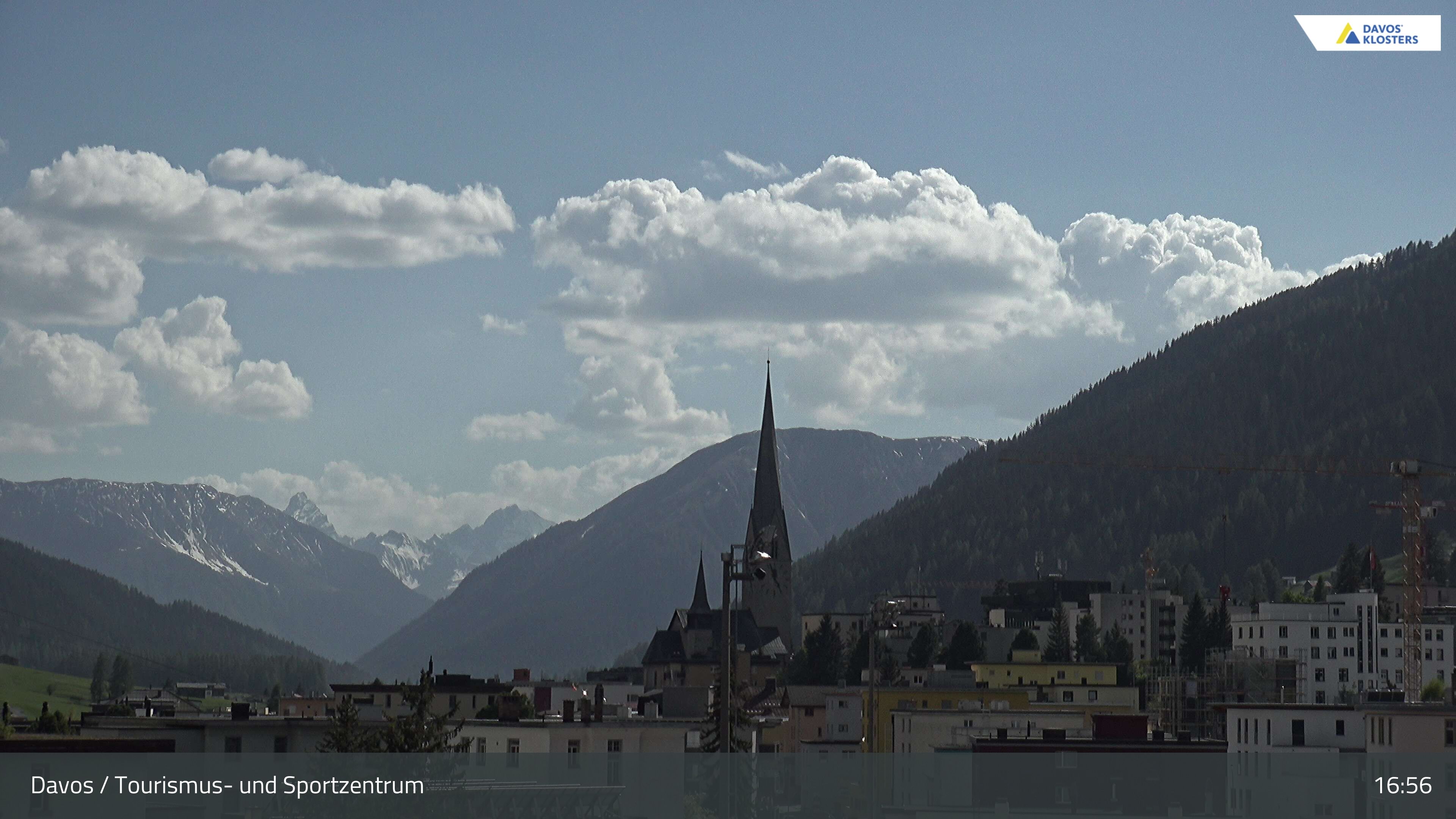 Davos: Platz - Tourismus- und Sportzentrum, Kirche/Tinzenhorn
