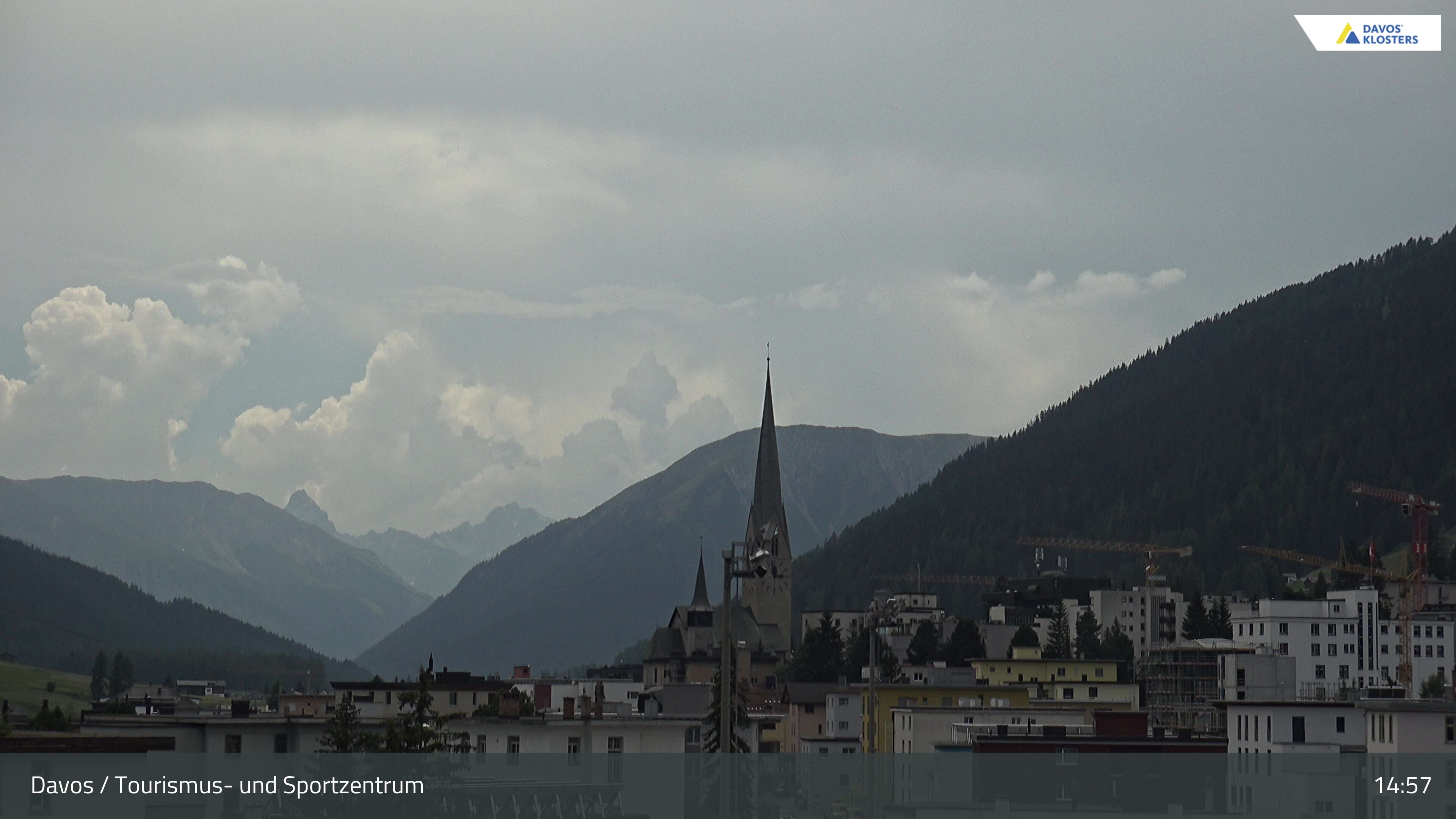 Davos: Platz - Tourismus- und Sportzentrum, Kirche/Tinzenhorn