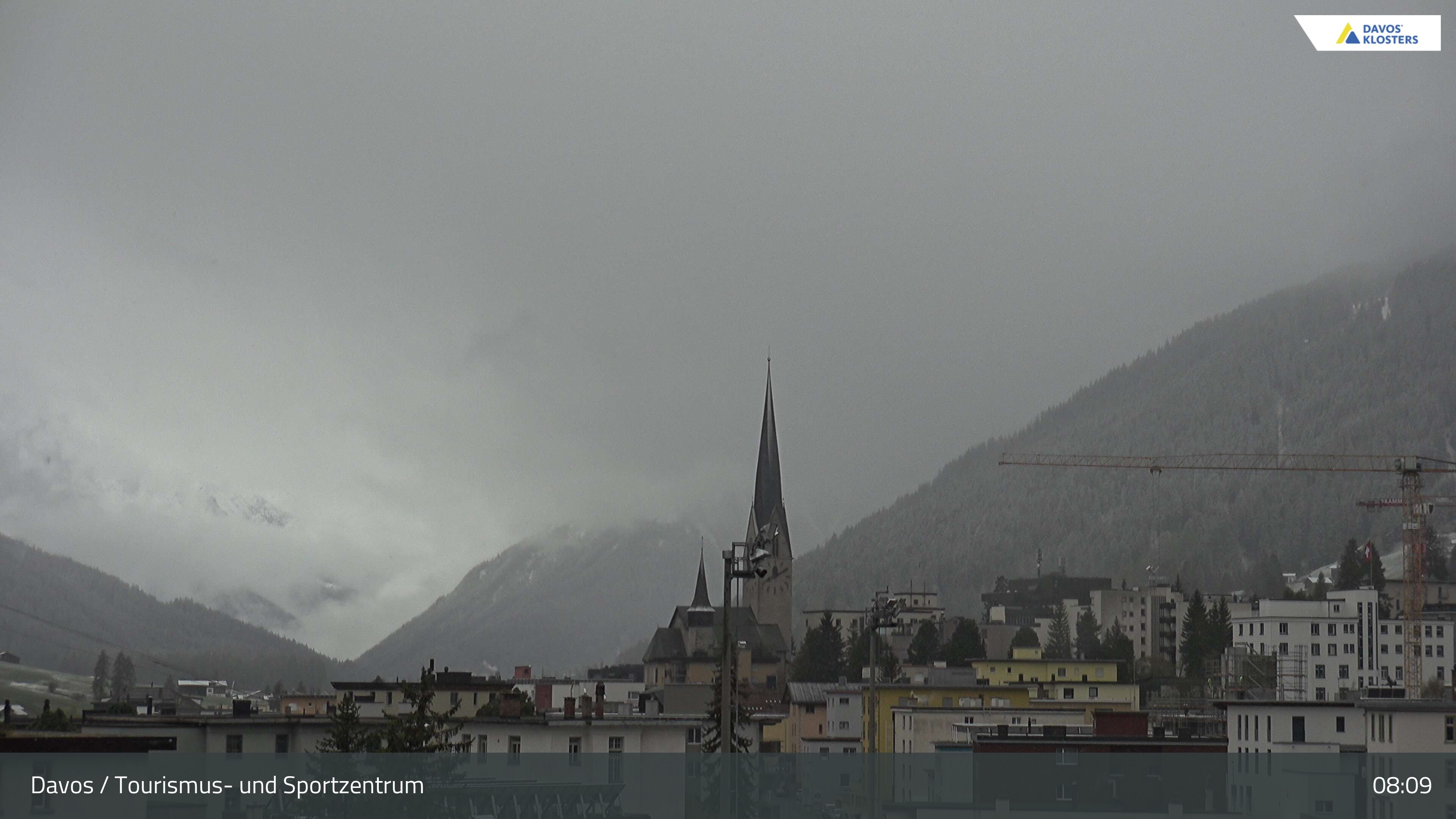 Davos: Platz - Tourismus- und Sportzentrum, Kirche/Tinzenhorn