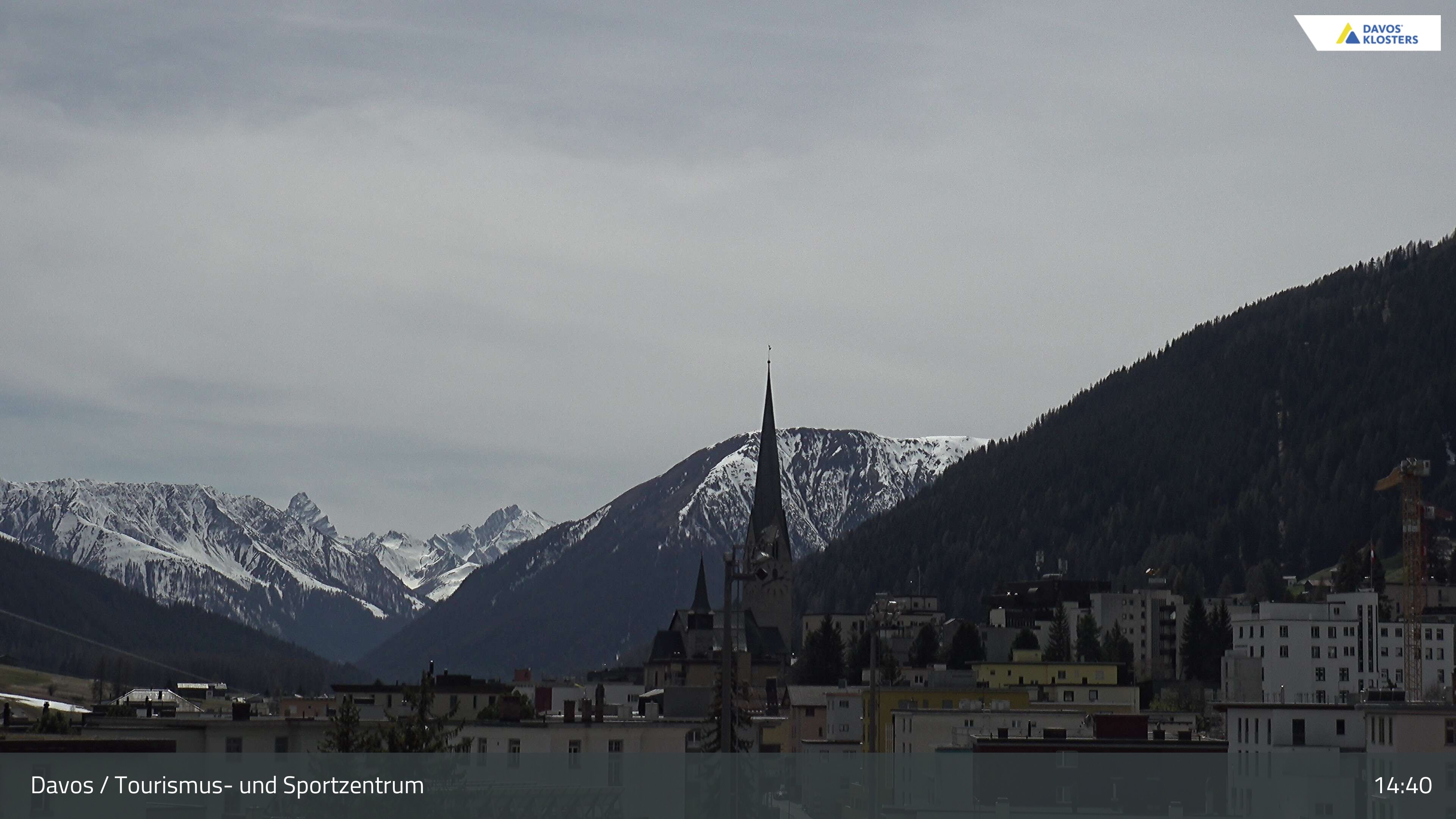 Davos: Platz - Tourismus- und Sportzentrum, Kirche/Tinzenhorn