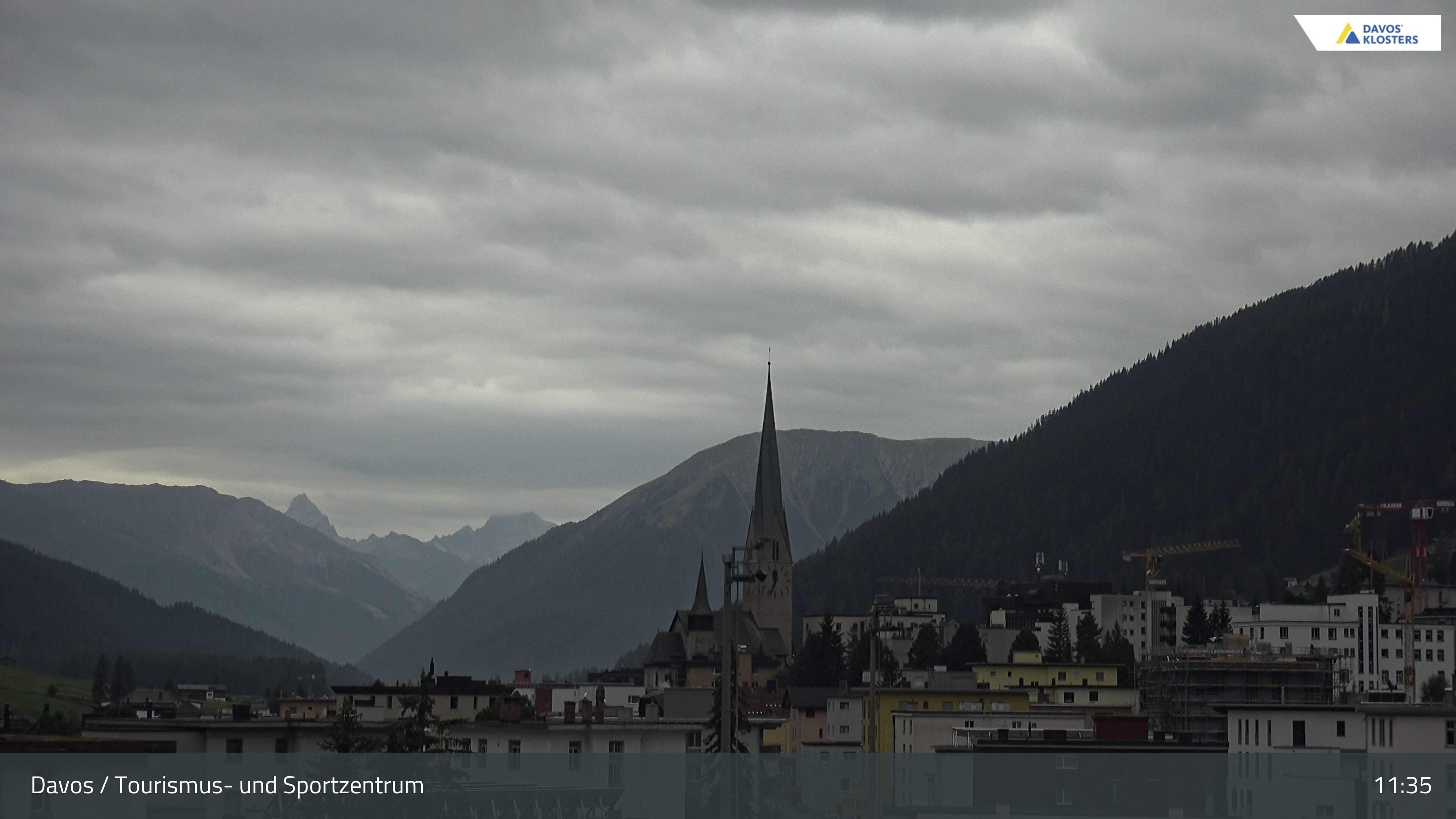 Davos: Platz - Tourismus- und Sportzentrum, Kirche/Tinzenhorn