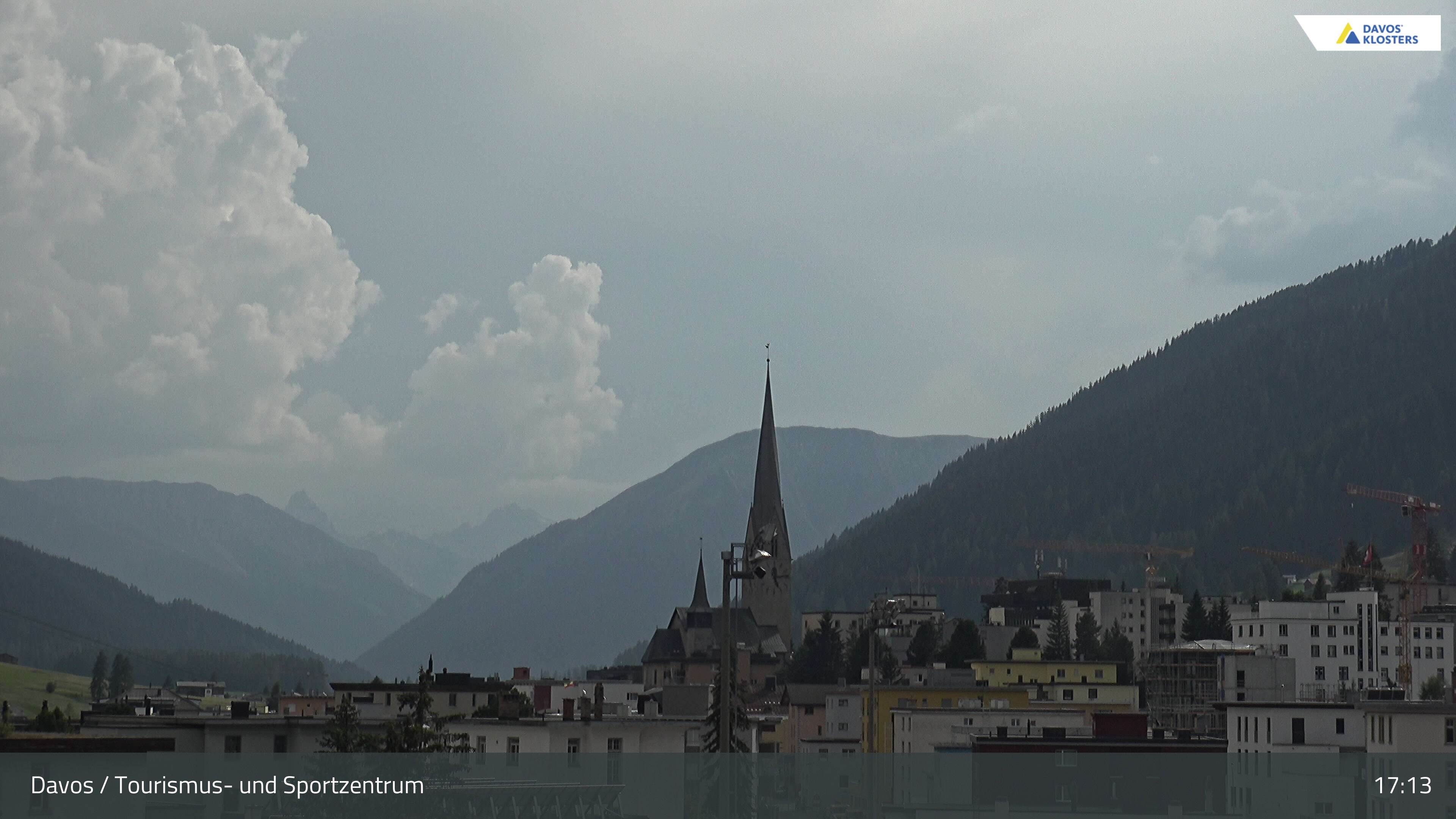 Davos: Platz - Tourismus- und Sportzentrum, Kirche/Tinzenhorn