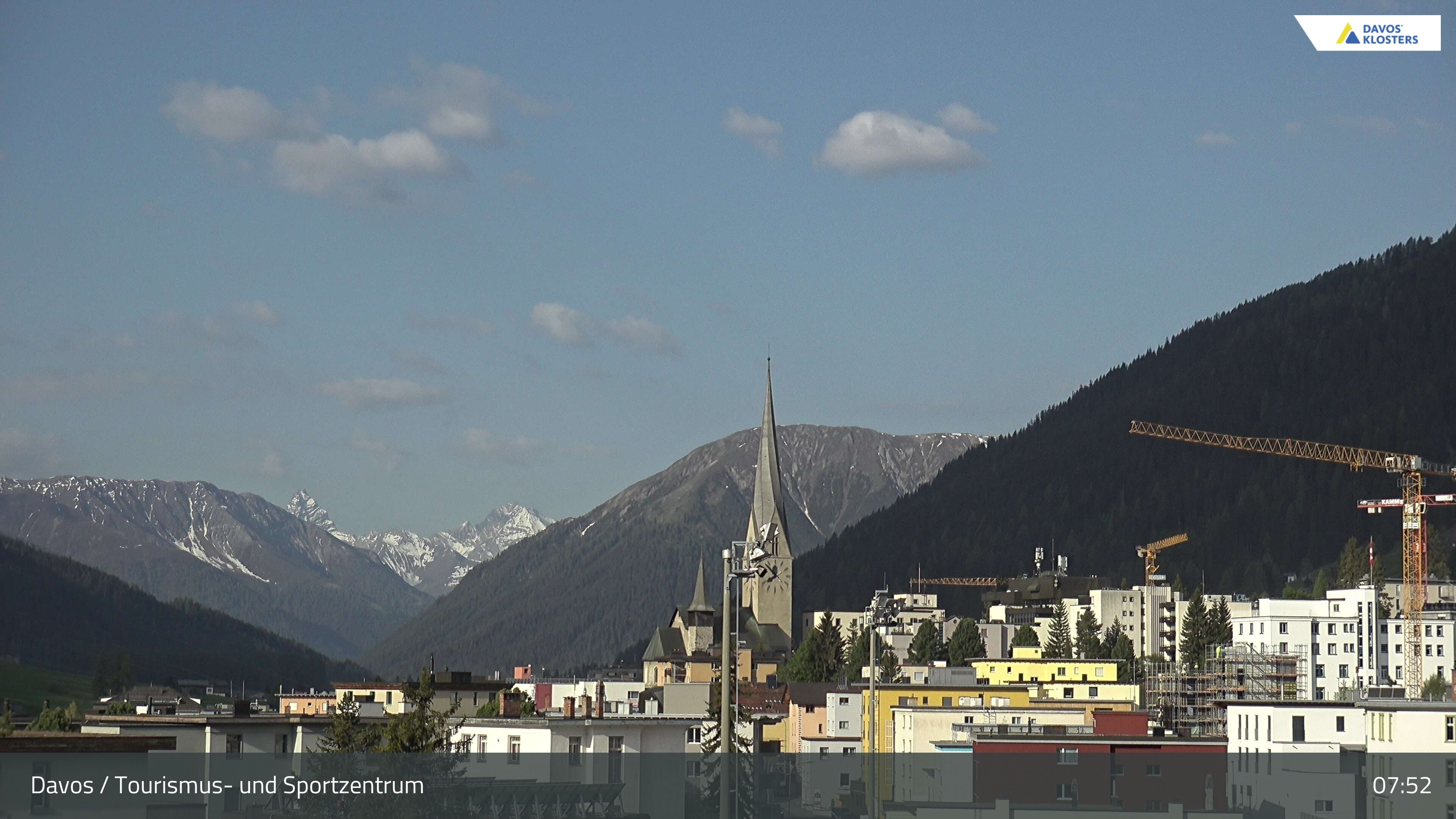 Davos: Platz - Tourismus- und Sportzentrum, Kirche/Tinzenhorn