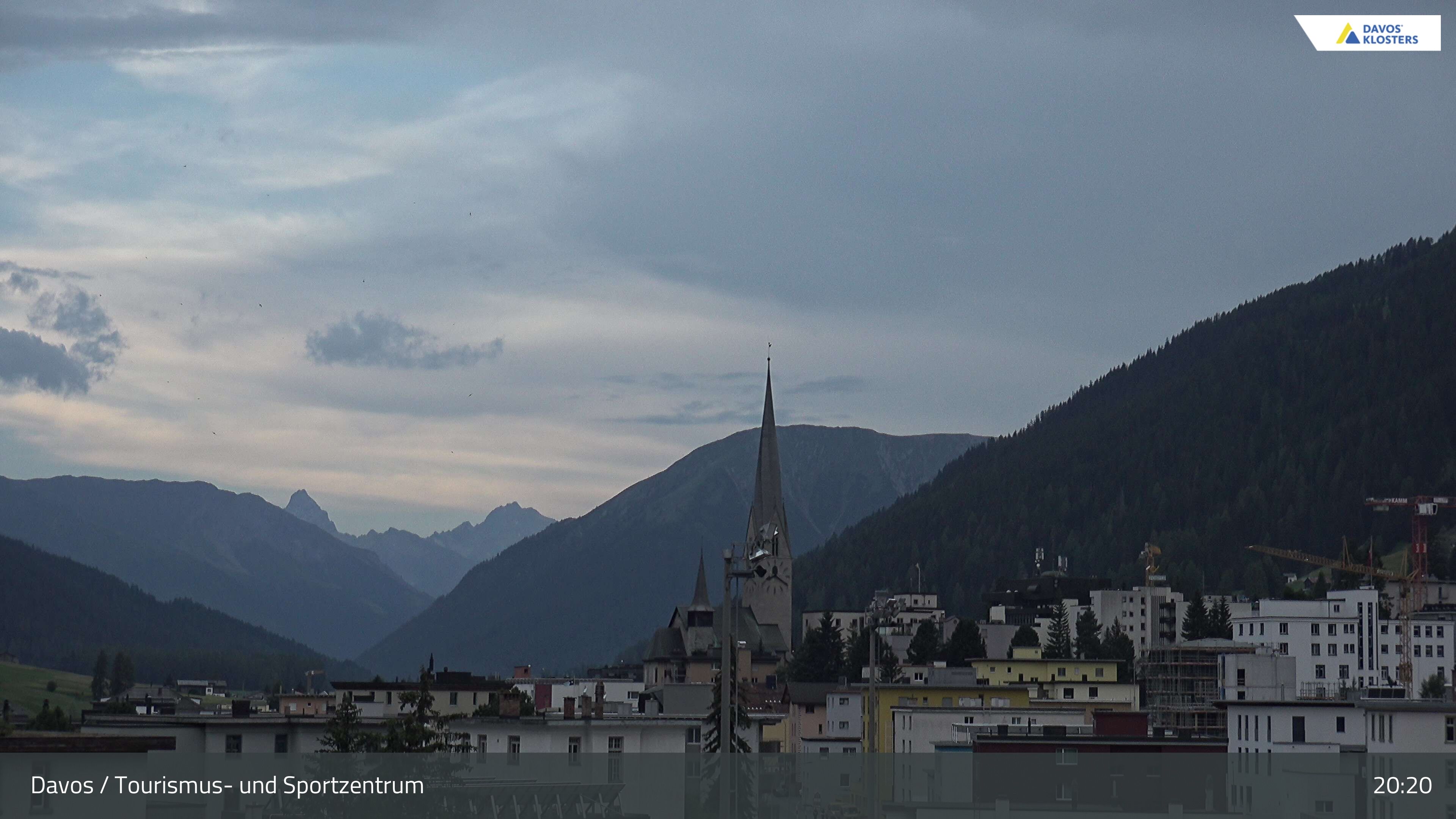 Davos: Platz - Tourismus- und Sportzentrum, Kirche/Tinzenhorn