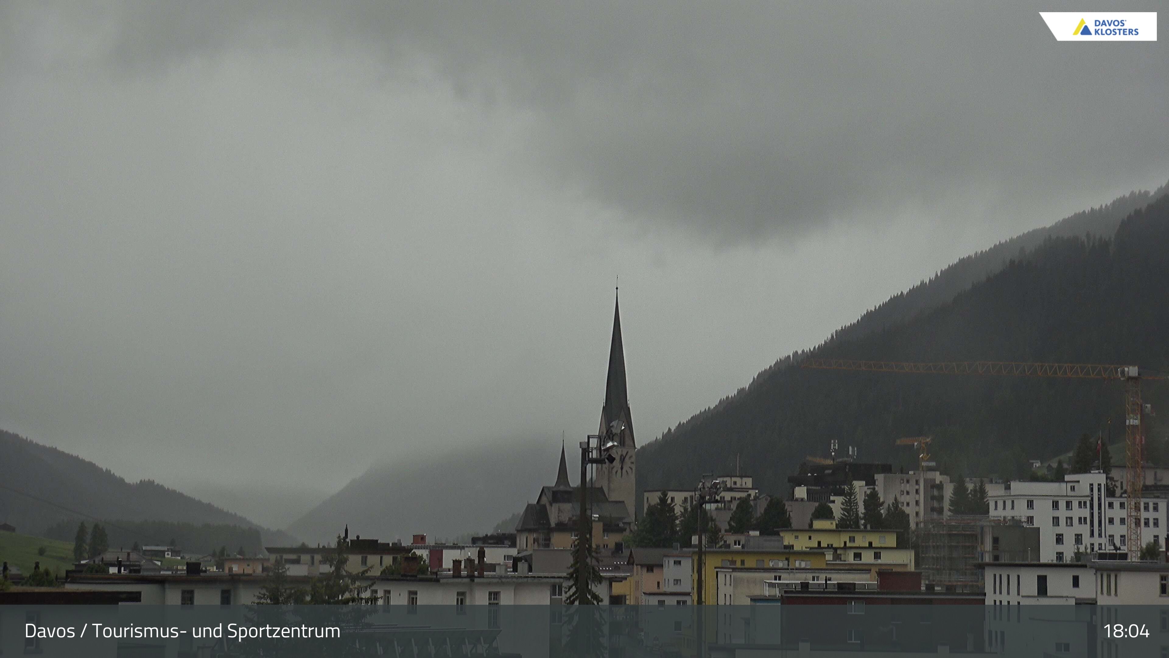 Davos: Platz - Tourismus- und Sportzentrum, Kirche/Tinzenhorn