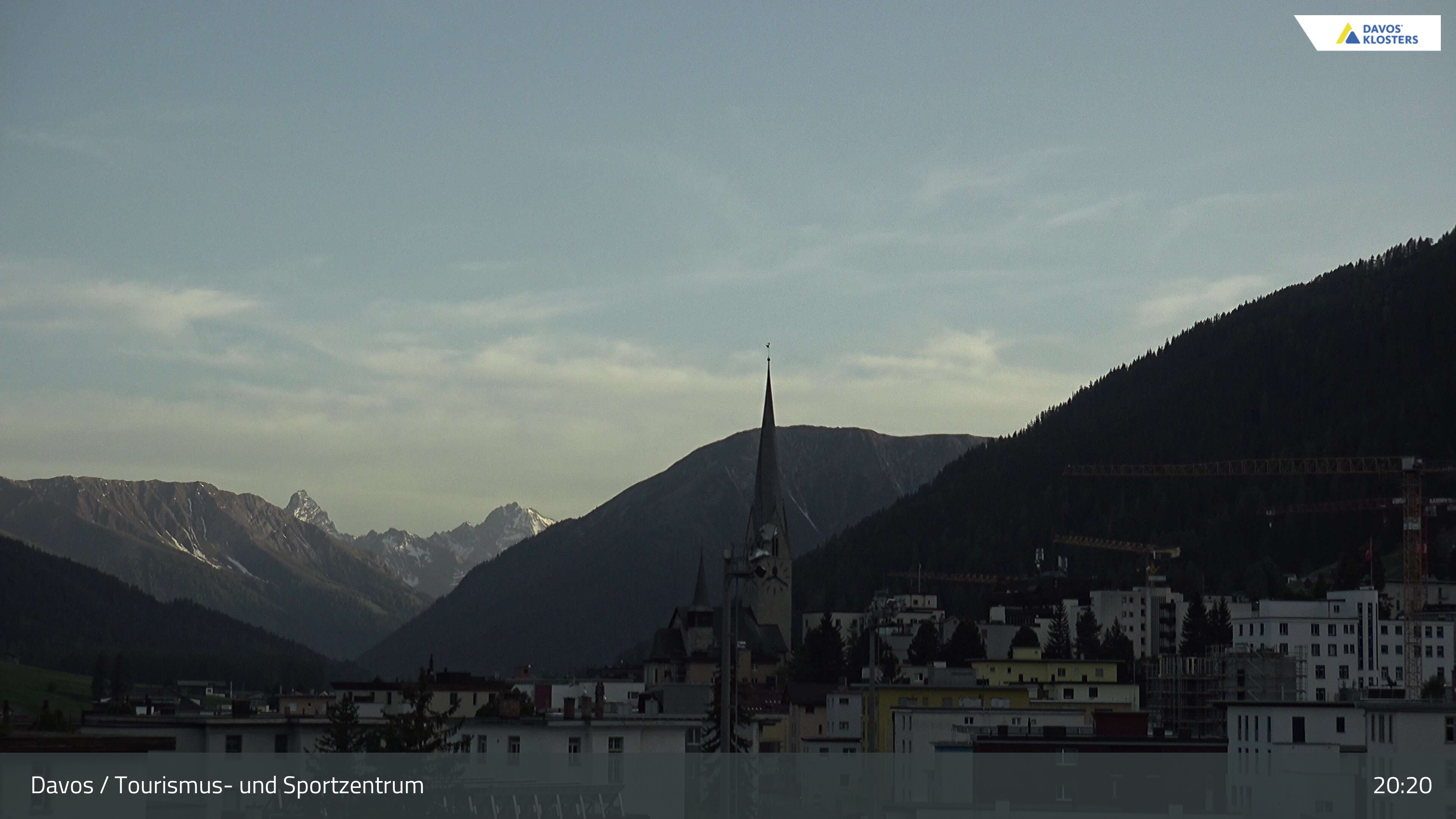 Davos: Platz - Tourismus- und Sportzentrum, Kirche/Tinzenhorn