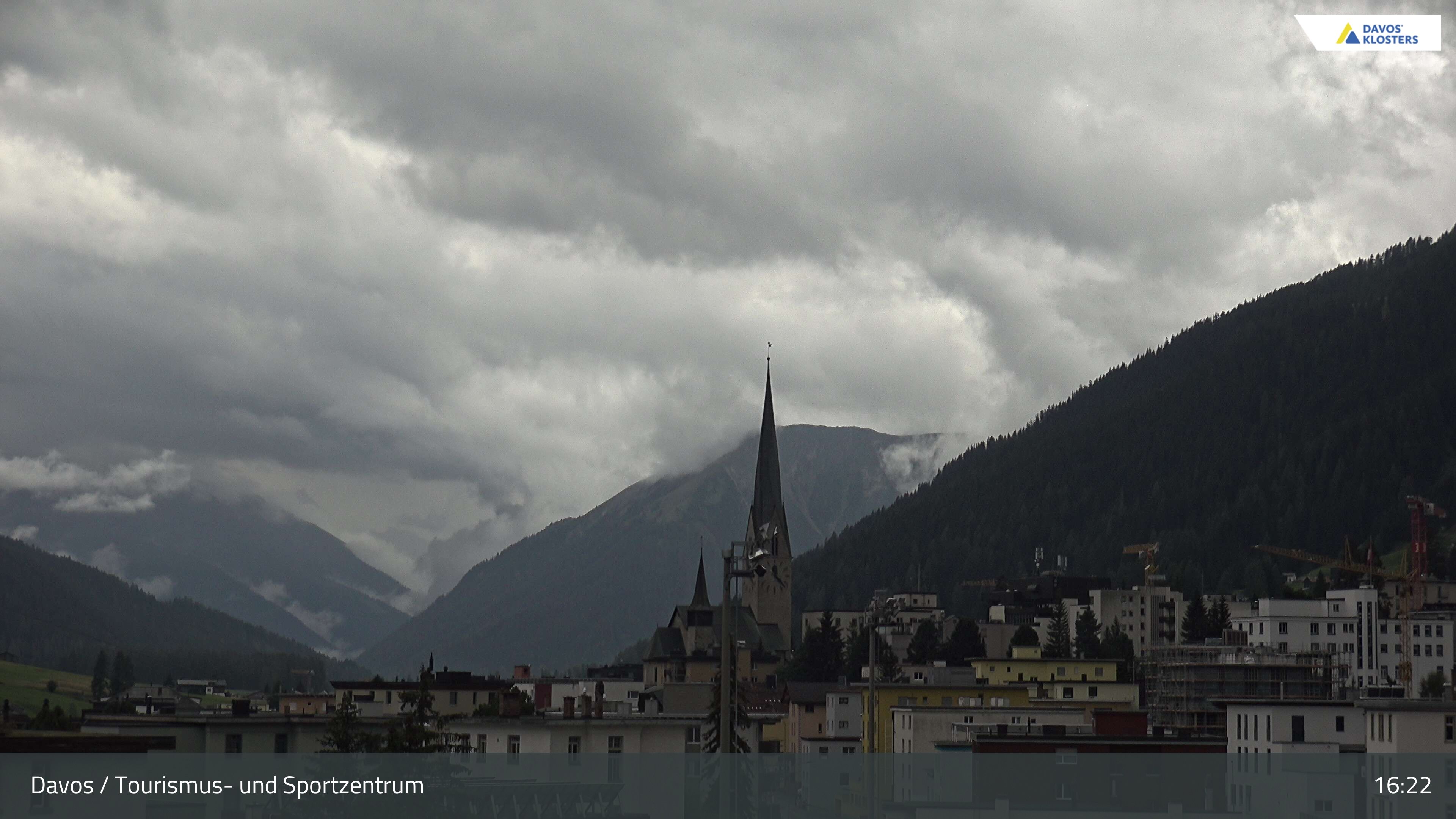 Davos: Platz - Tourismus- und Sportzentrum, Kirche/Tinzenhorn
