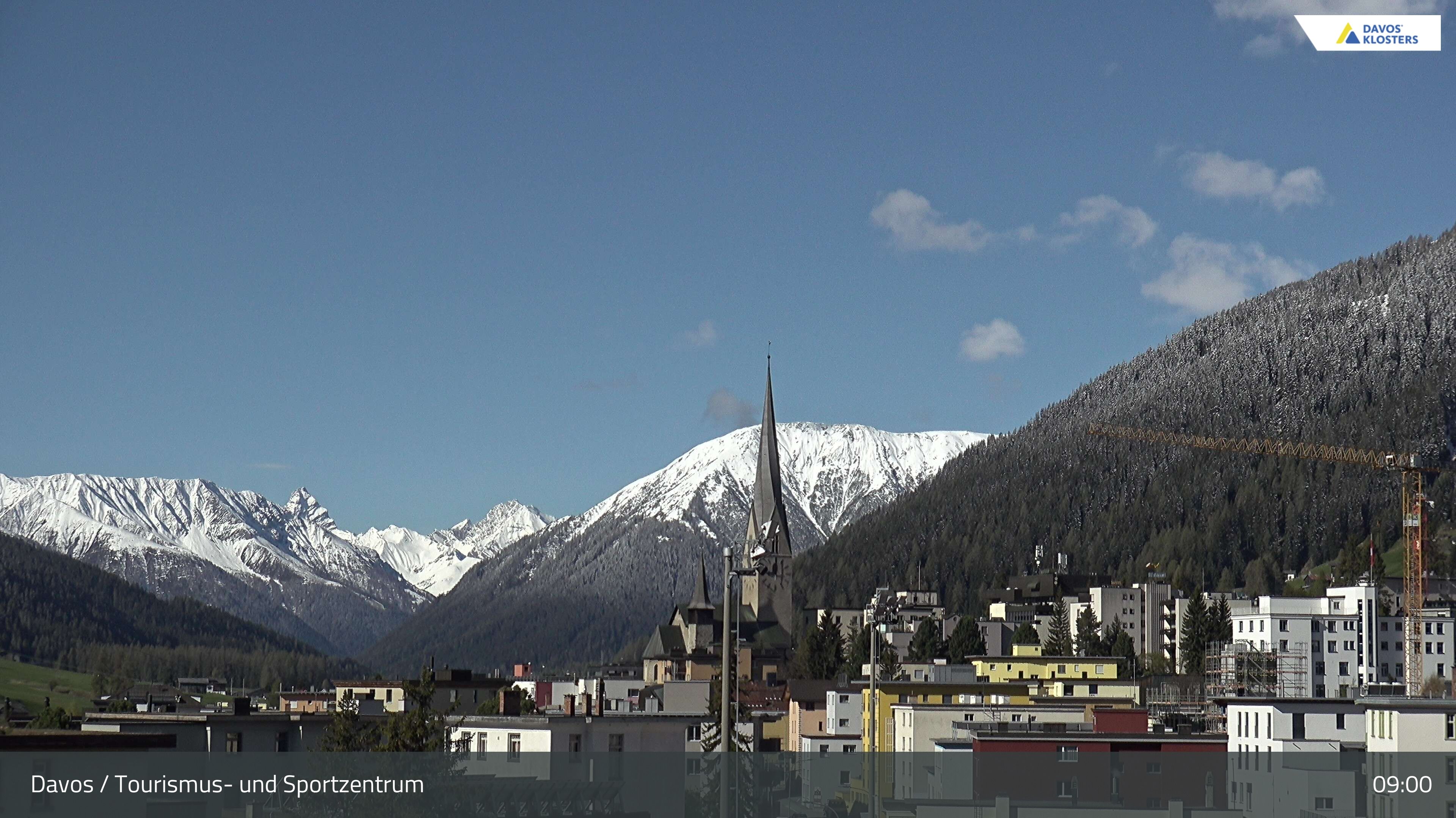 Davos: Platz - Tourismus- und Sportzentrum, Kirche/Tinzenhorn