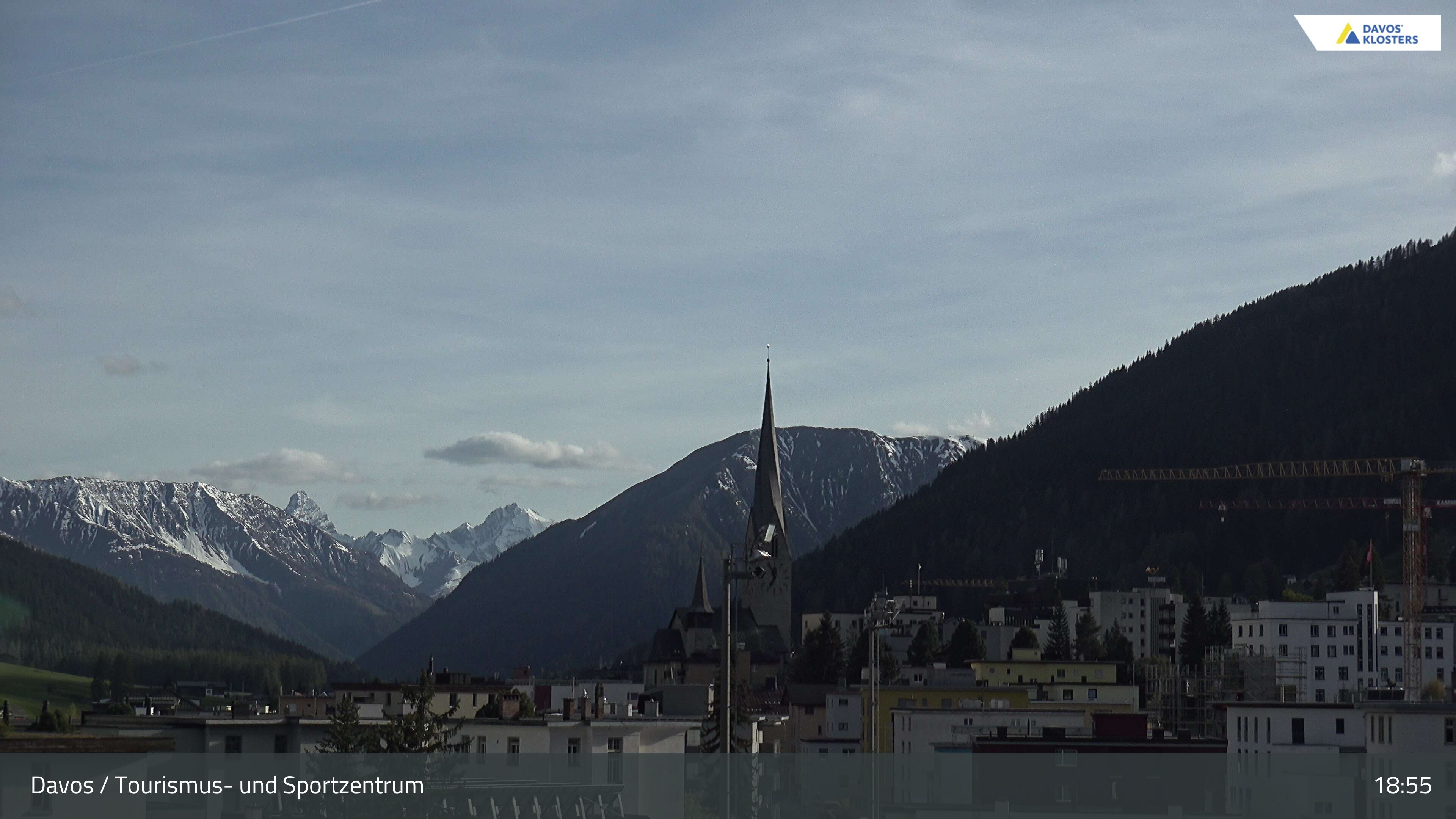 Davos: Platz - Tourismus- und Sportzentrum, Kirche/Tinzenhorn