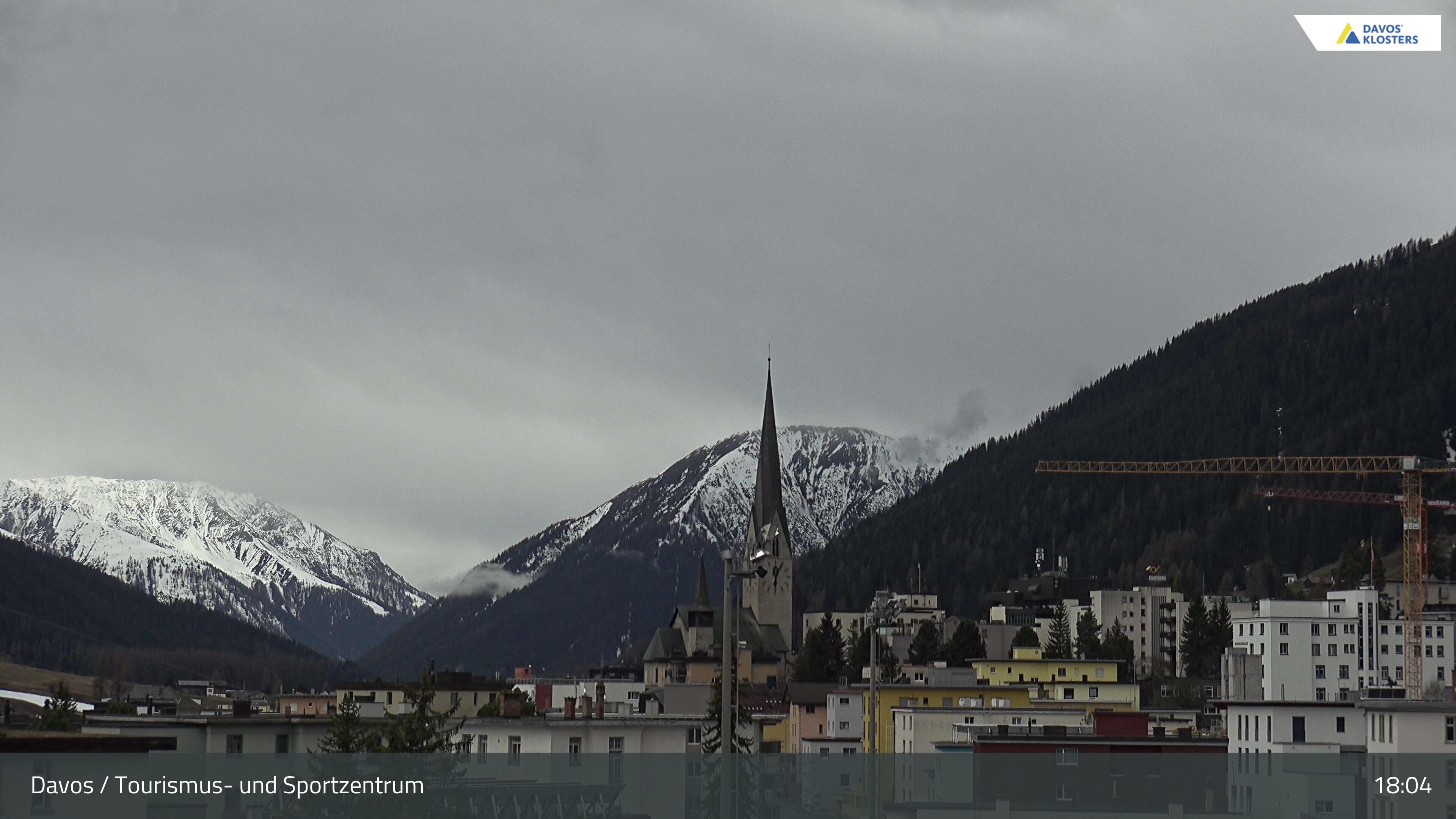 Davos: Platz - Tourismus- und Sportzentrum, Kirche/Tinzenhorn