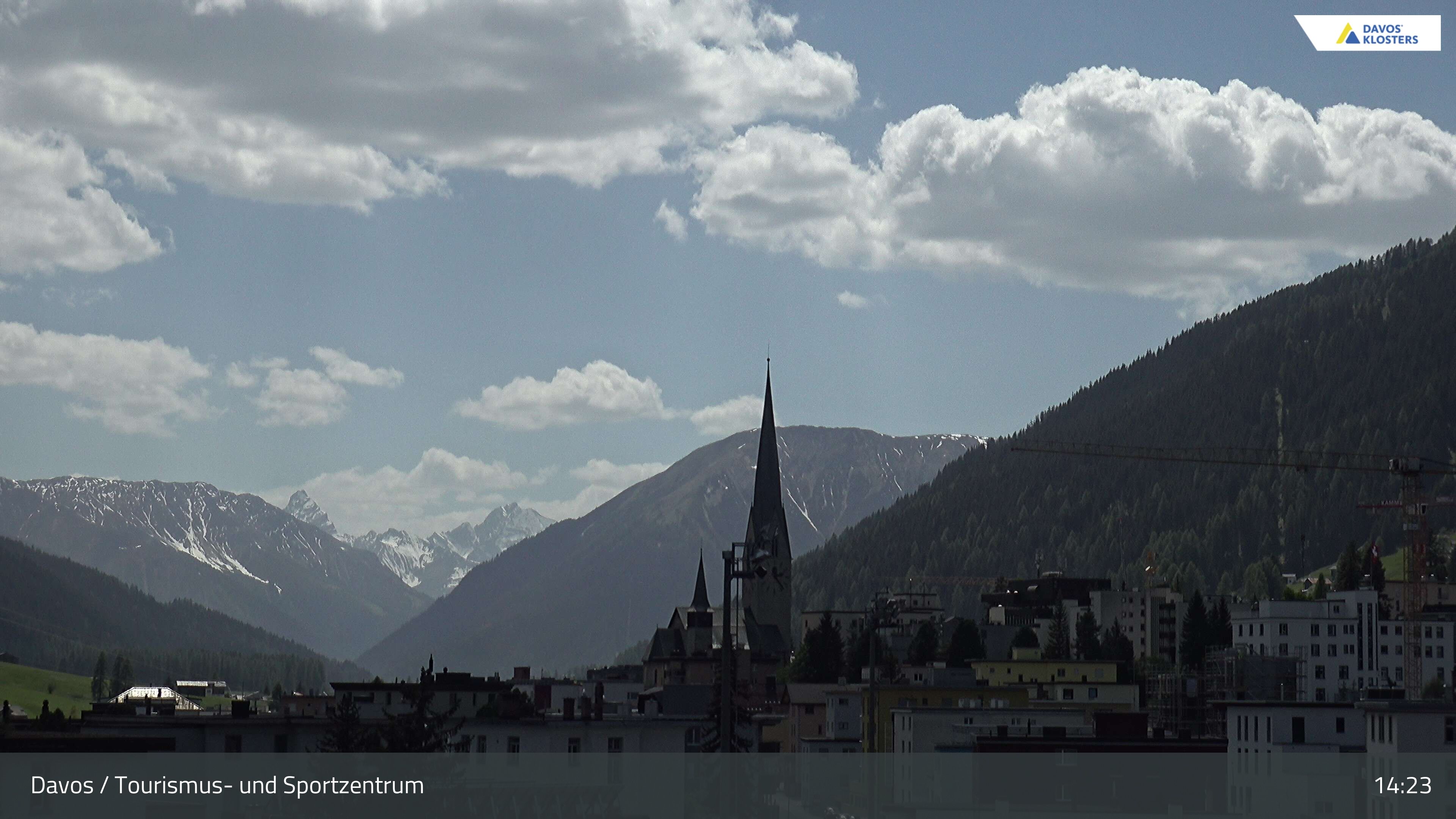 Davos: Platz - Tourismus- und Sportzentrum, Kirche/Tinzenhorn