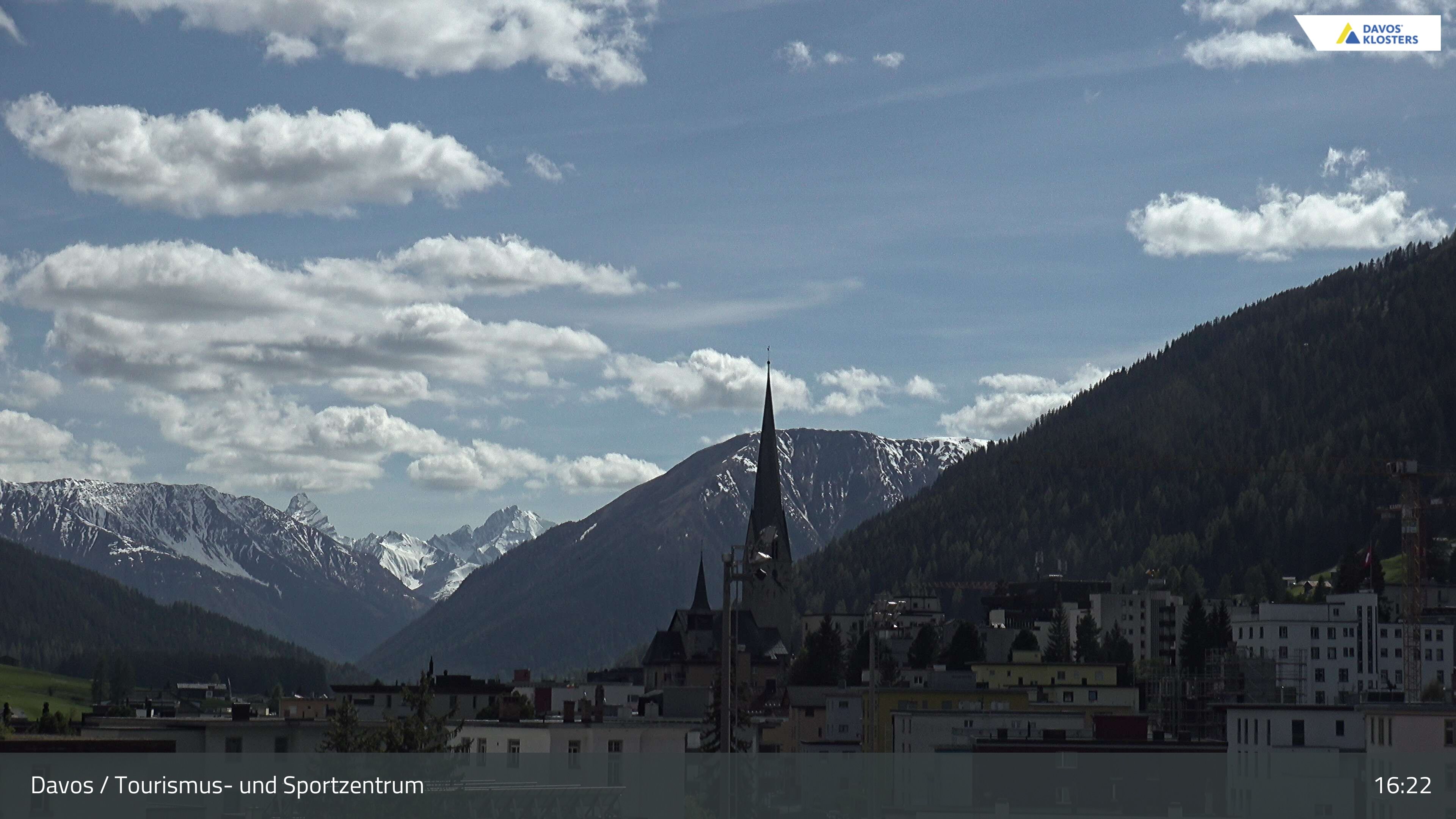 Davos: Platz - Tourismus- und Sportzentrum, Kirche/Tinzenhorn