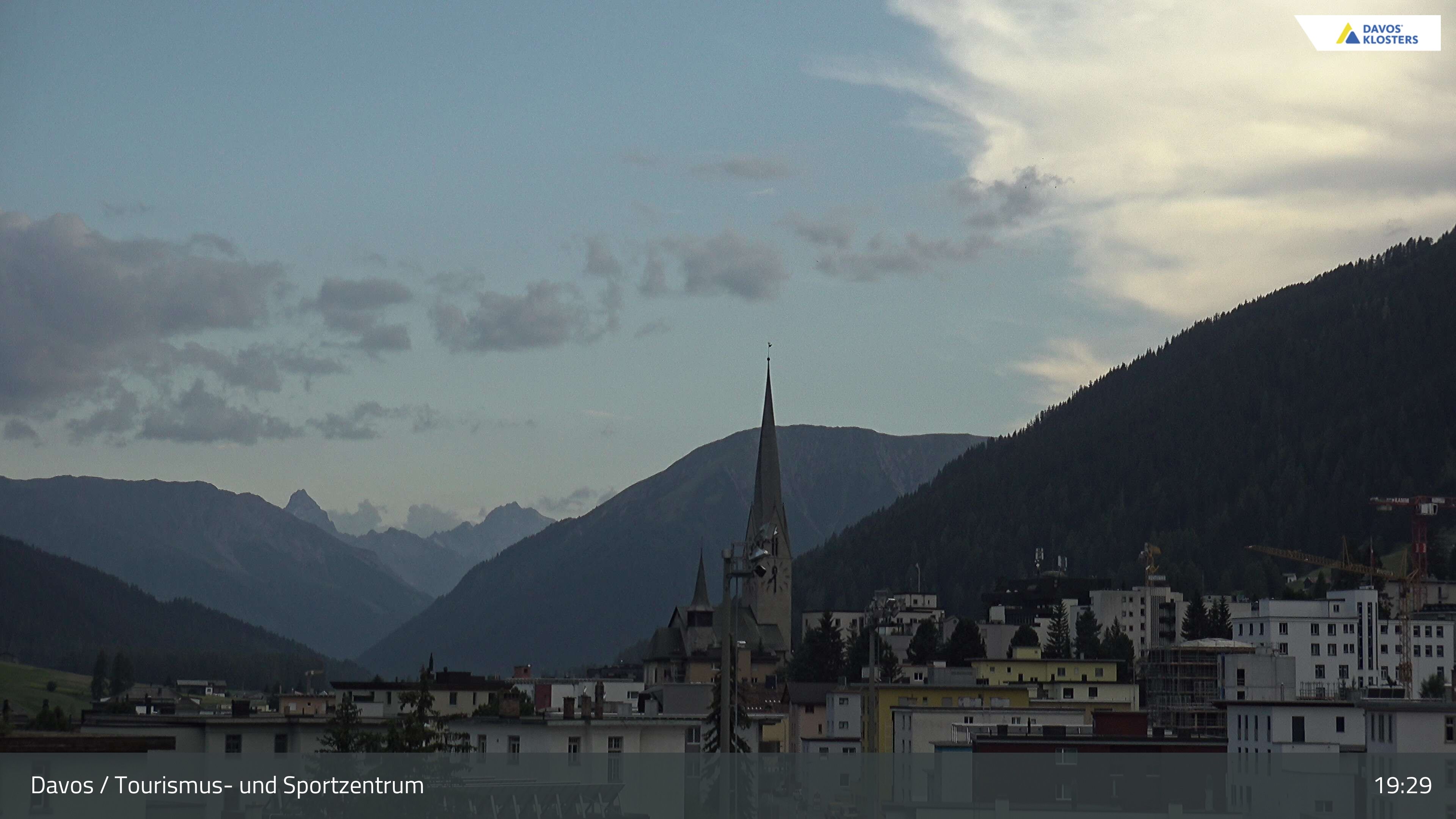 Davos: Platz - Tourismus- und Sportzentrum, Kirche/Tinzenhorn