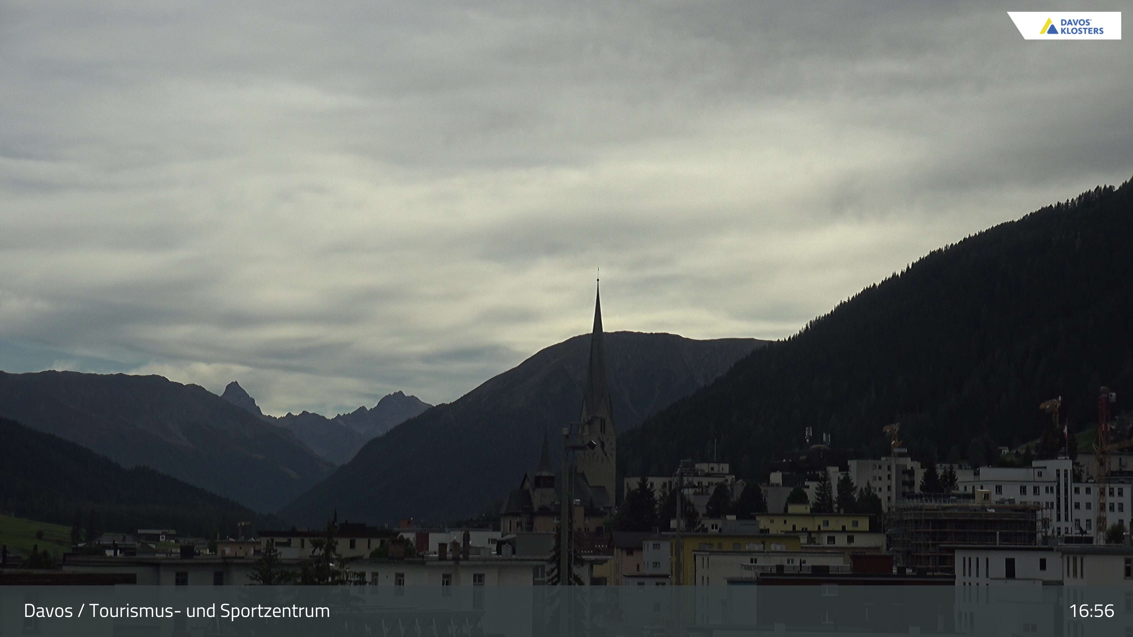 Davos: Platz - Tourismus- und Sportzentrum, Kirche/Tinzenhorn