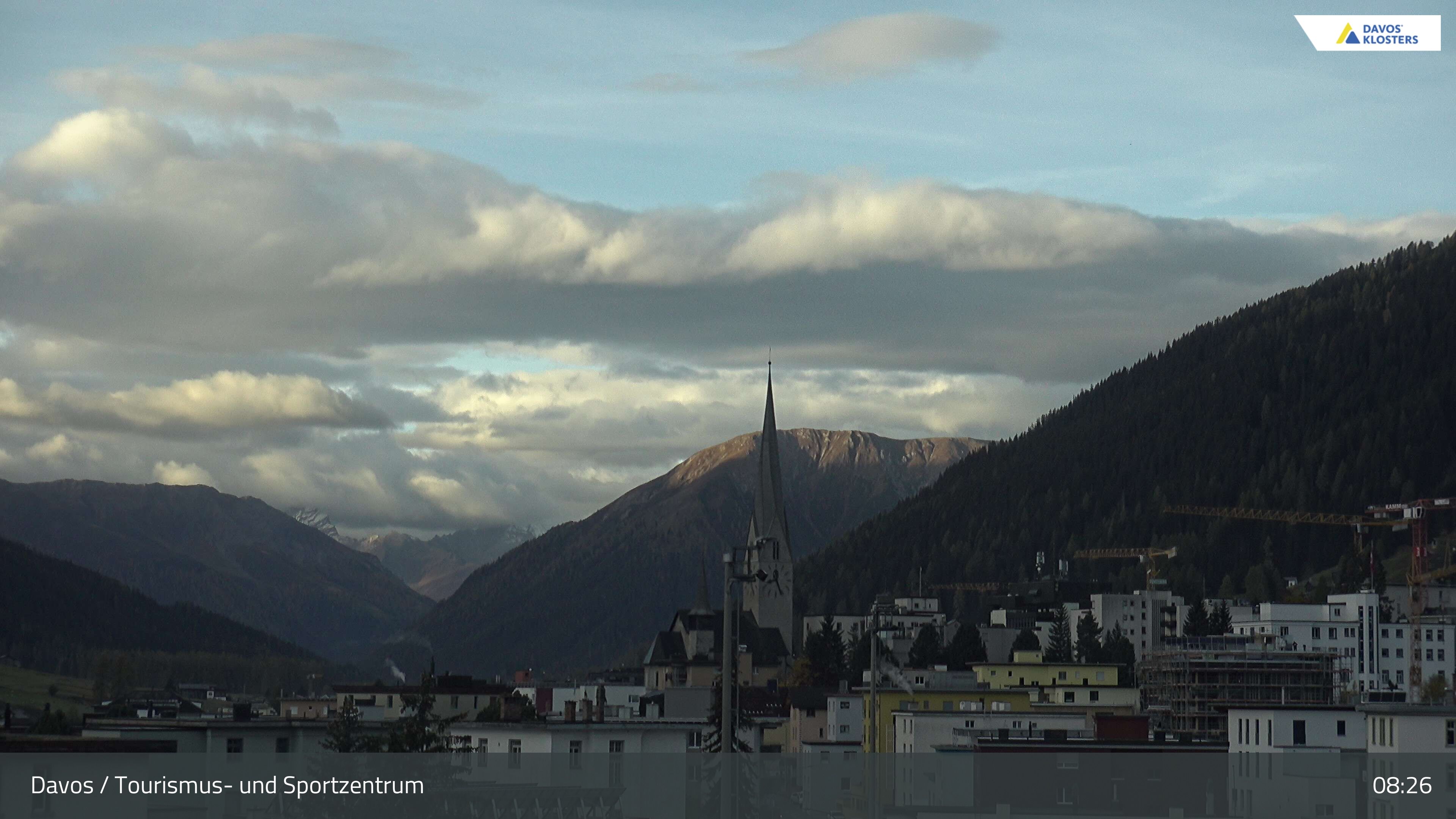 Davos: Platz - Tourismus- und Sportzentrum, Kirche/Tinzenhorn