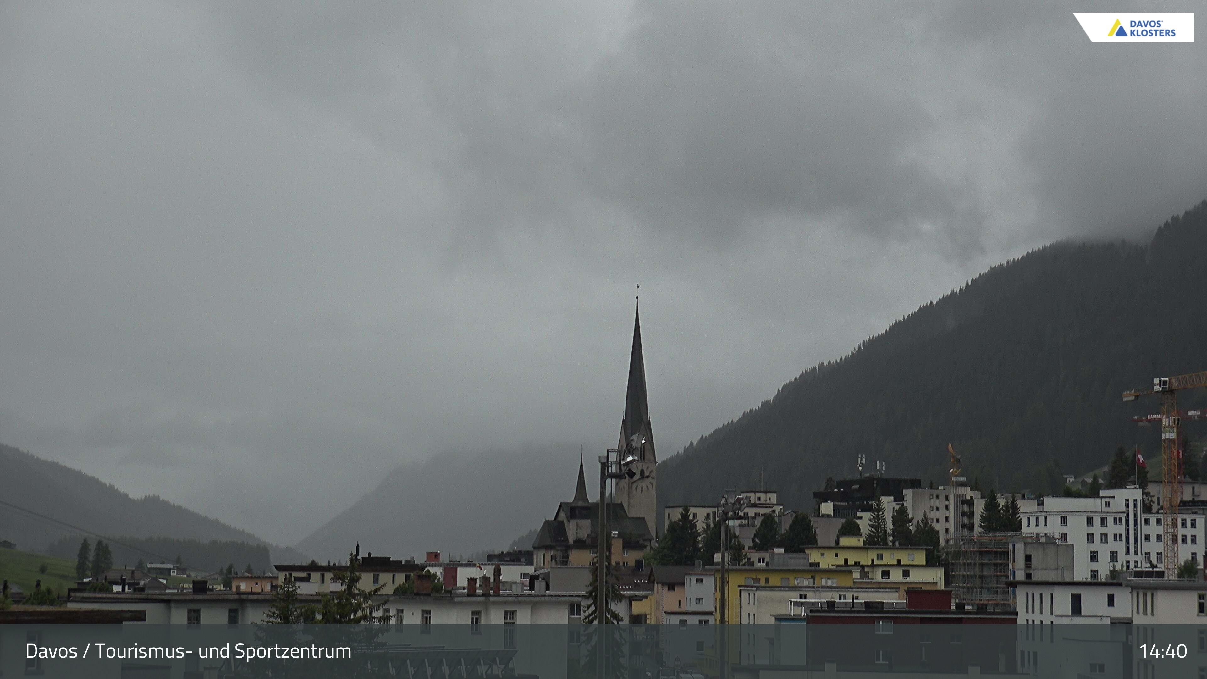 Davos: Platz - Tourismus- und Sportzentrum, Kirche/Tinzenhorn